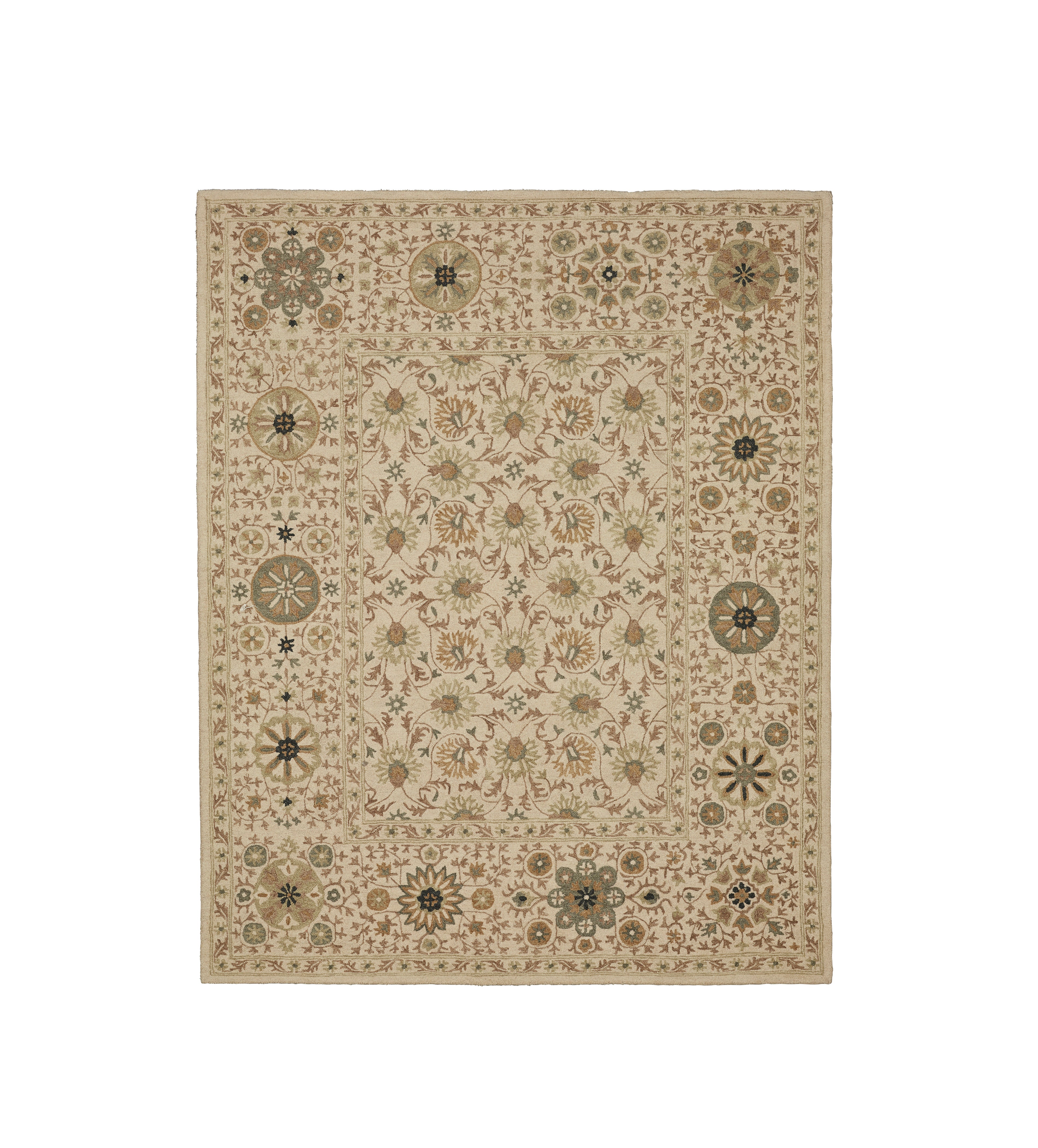Roxana Rug 244x305cm - Sage Green | OKA