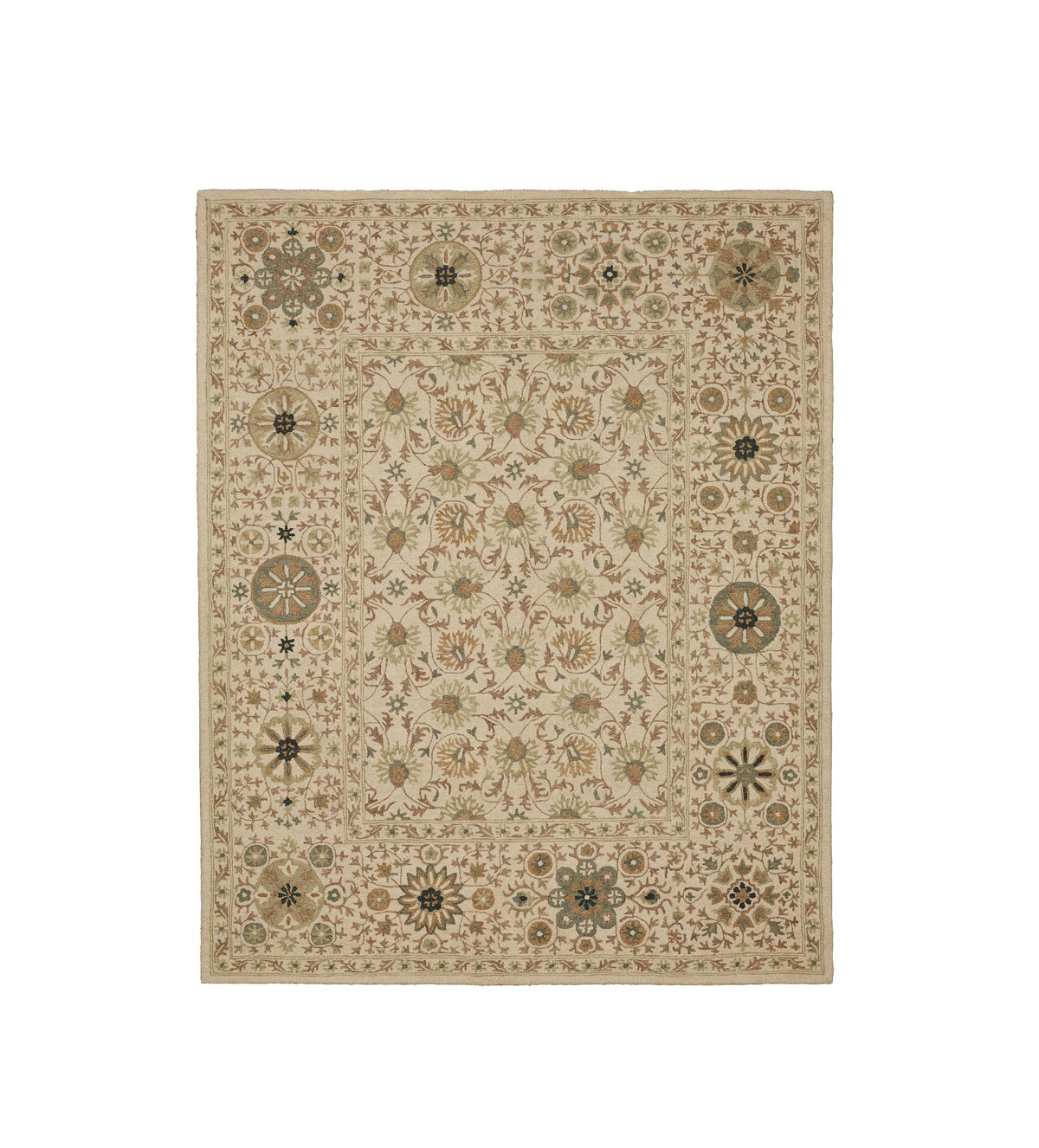 Roxana Rug 244x305cm - Sage Green | OKA