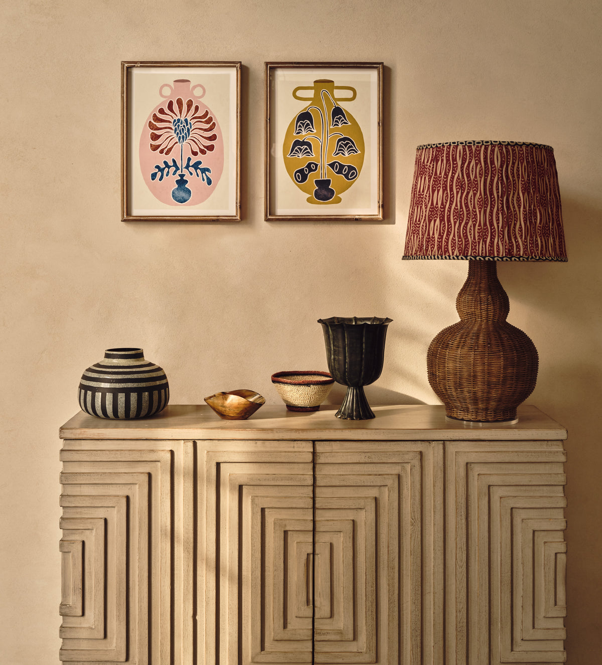 Rubinne Sideboard - Washed Grey
