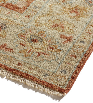Oka Rust Rug Rudaki Rug 240x305cm - Rust Orange | OKA
