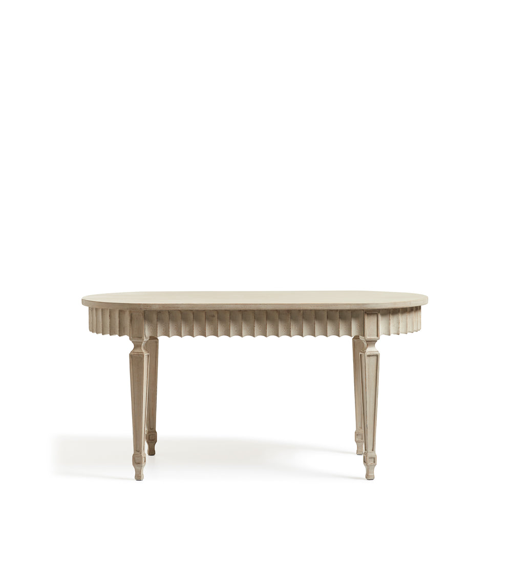 Ruffelen Dining Table - Washed Grey