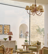 Rutila Chandelier - Earthy Red