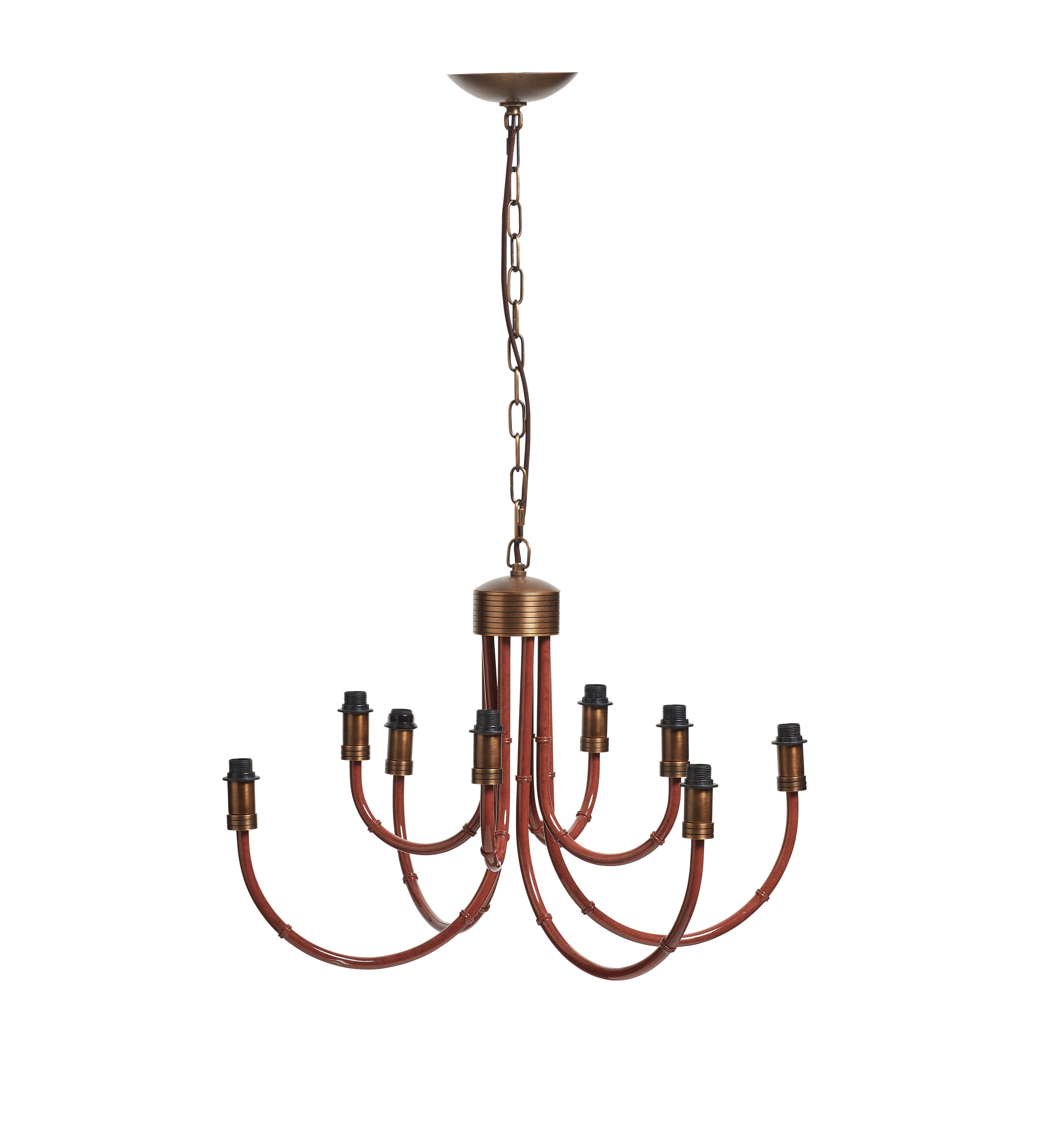 Rutila Chandelier - Earthy Red | OKA