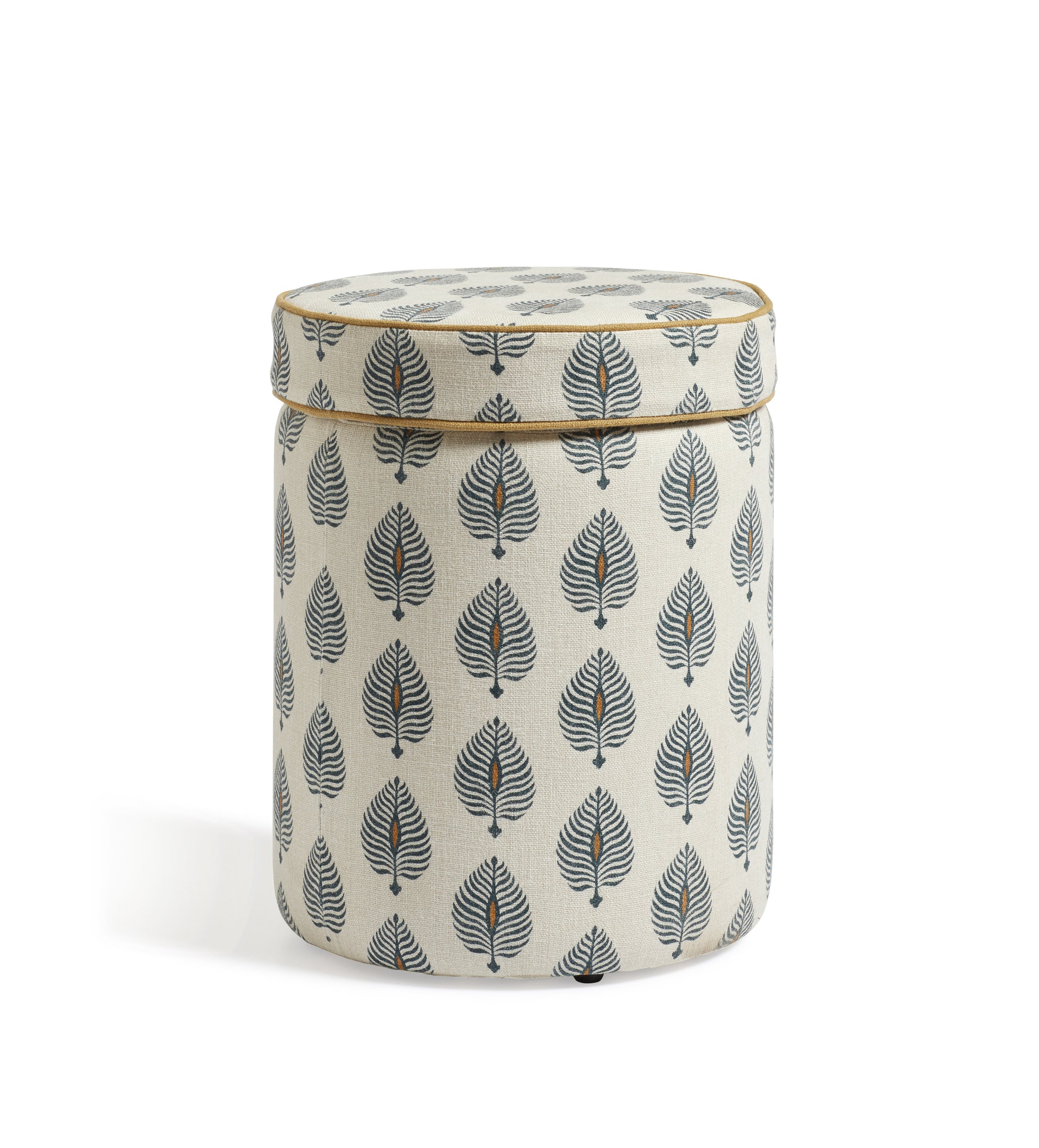 Samena Ocellus Ottoman - Blue/Natural