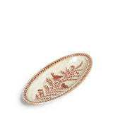 Samla Oval Serving Platter - Red