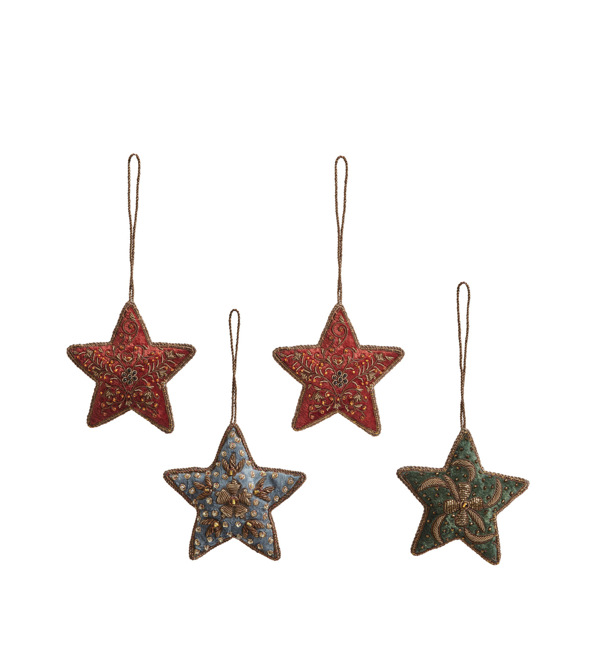 Selina Hanging Decorations - Set of Four - Multi
