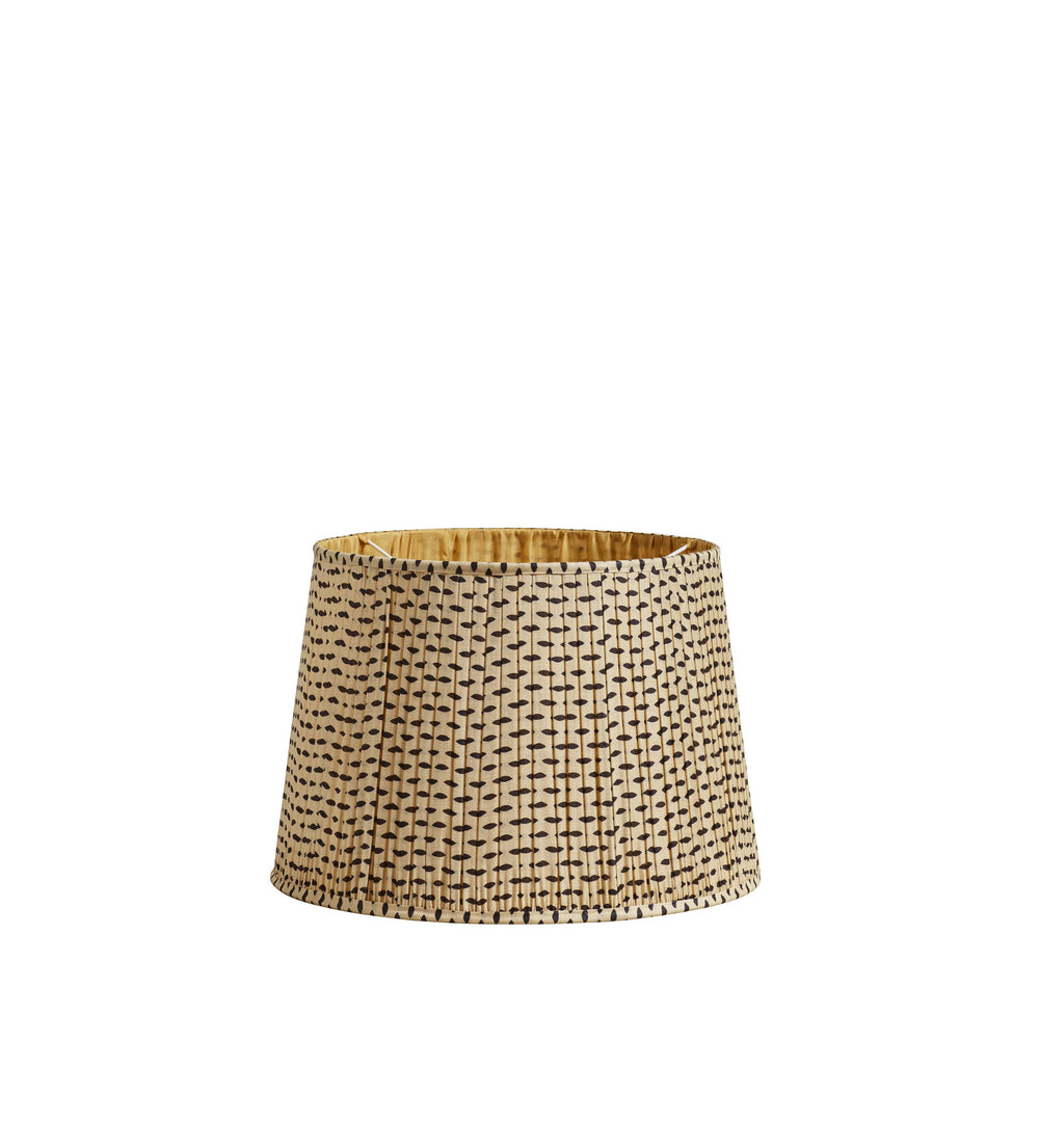 Serigraph Silk Pleated Lampshade 35cm - Jet