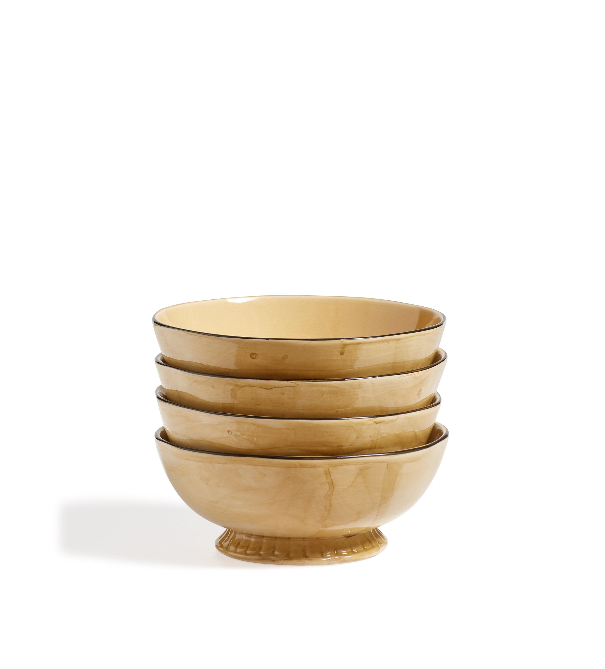 Winslow Bowls - Set of Four - Yellow
