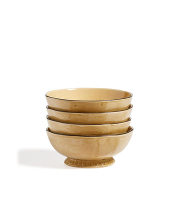 Winslow Bowls - Set of Four - Yellow