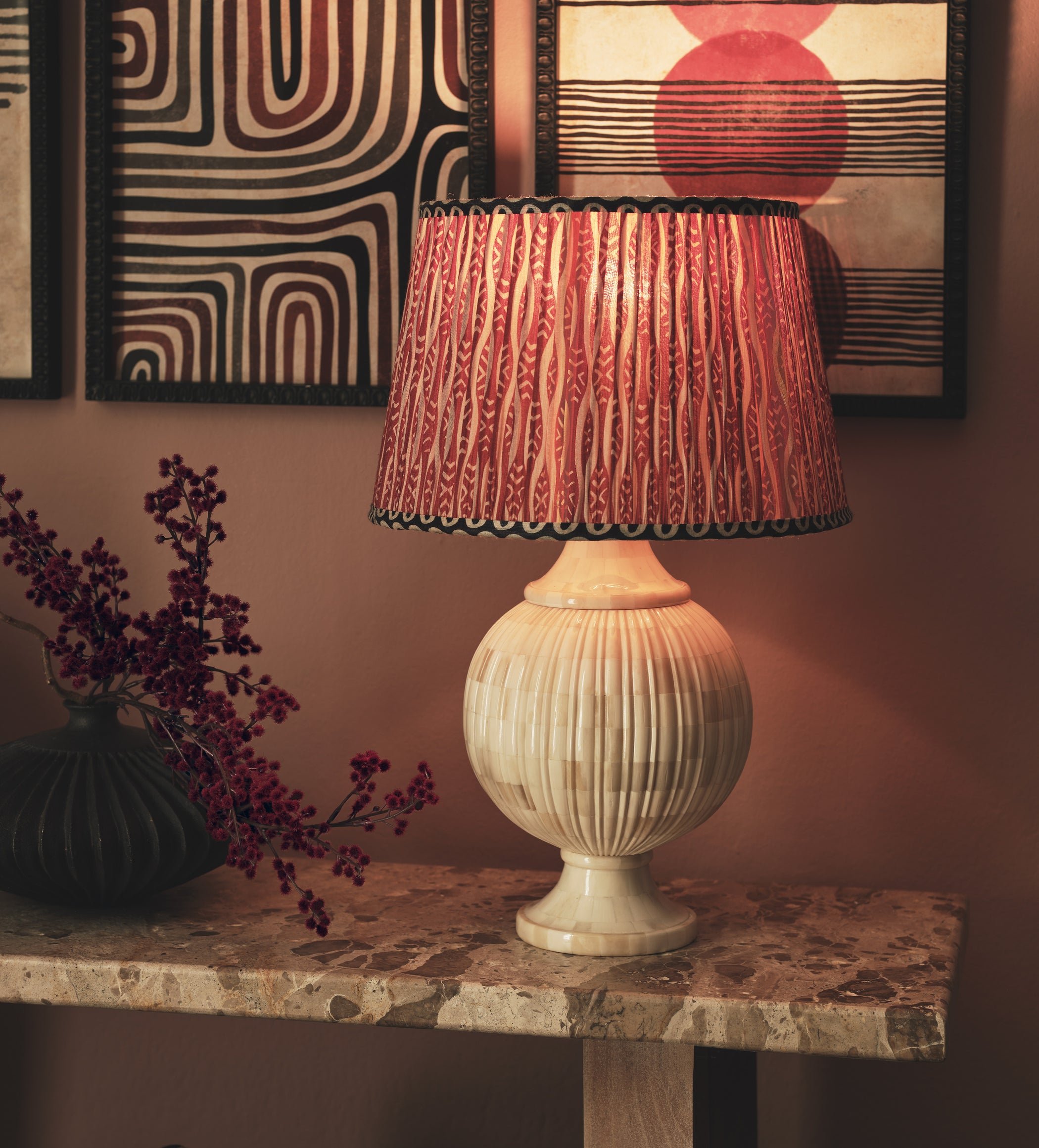 Framed Tramonto Prints - Set of Nine - Multi