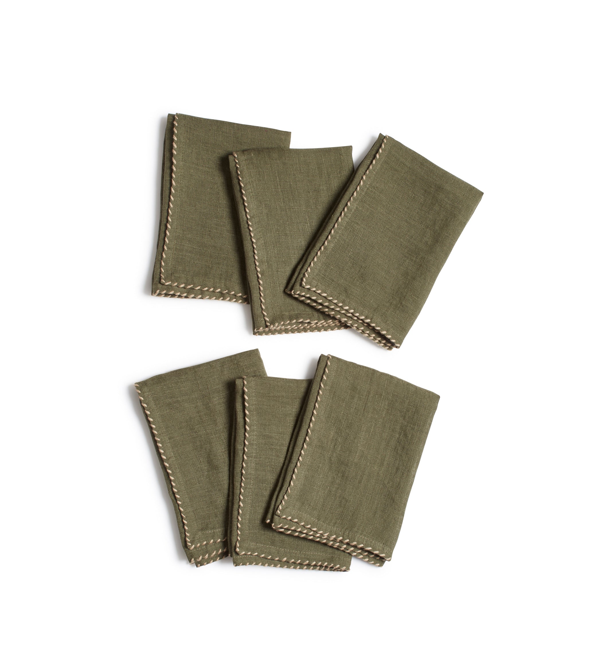 Elias Napkins - Set of Six - Spruce