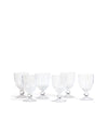 Pulcinella Large Wine Glasses - Set of Six - White