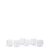 Pulcinella Round Short Tumblers - Set of Six - White