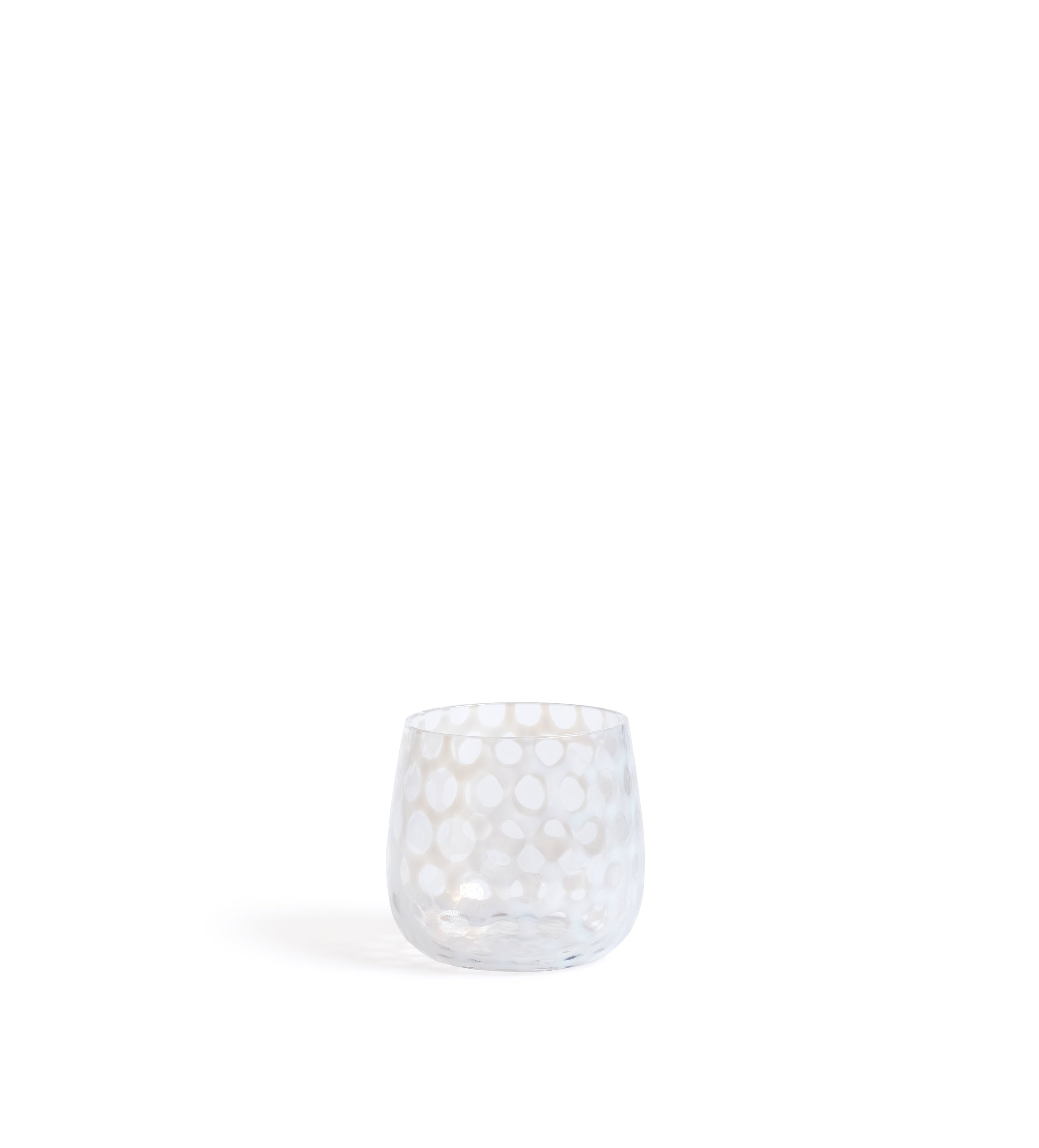 Pulcinella Round Short Tumblers - Set of Six - White