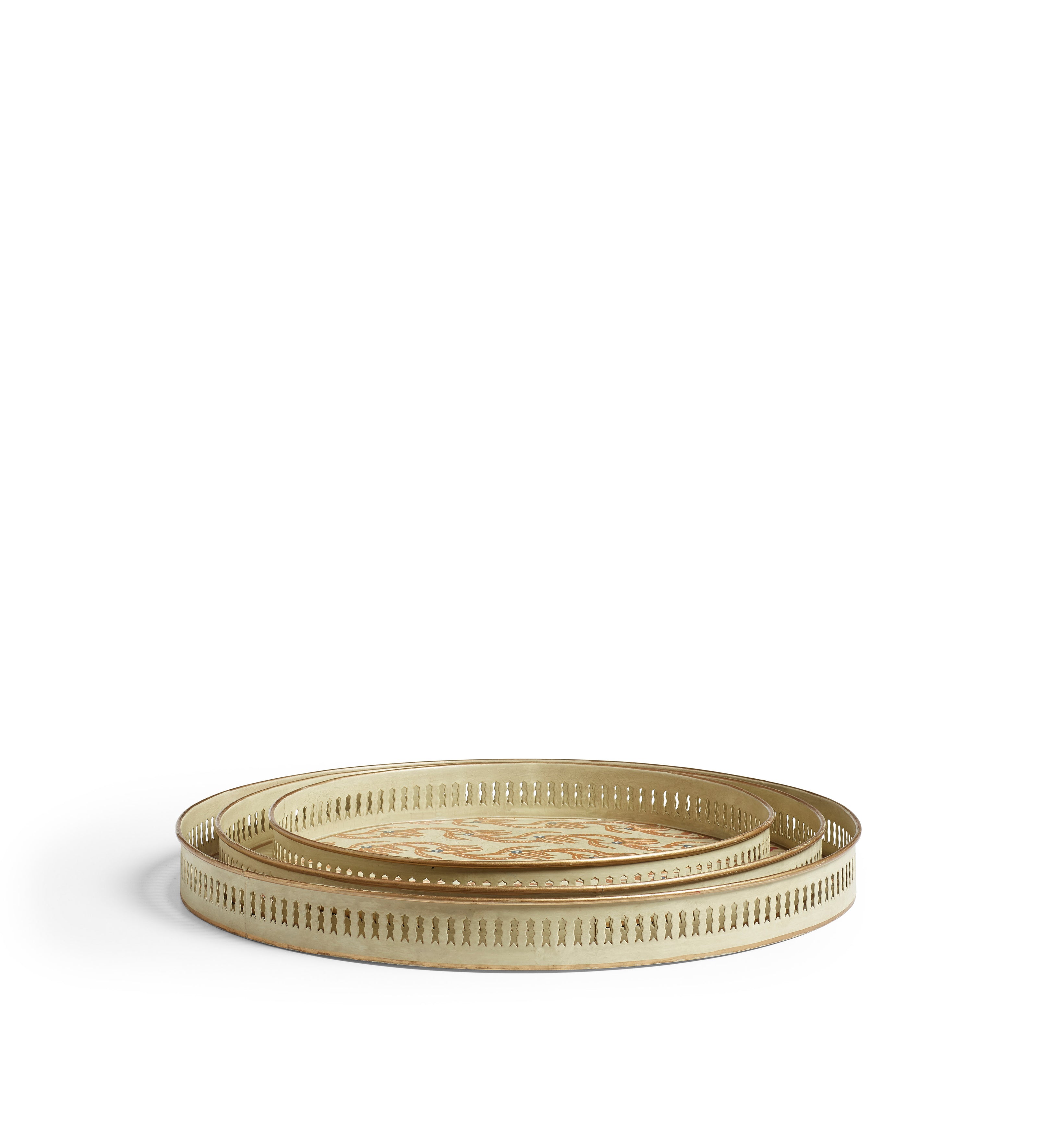 Muhibbi and Maeve Trays - Set of Three - Multi