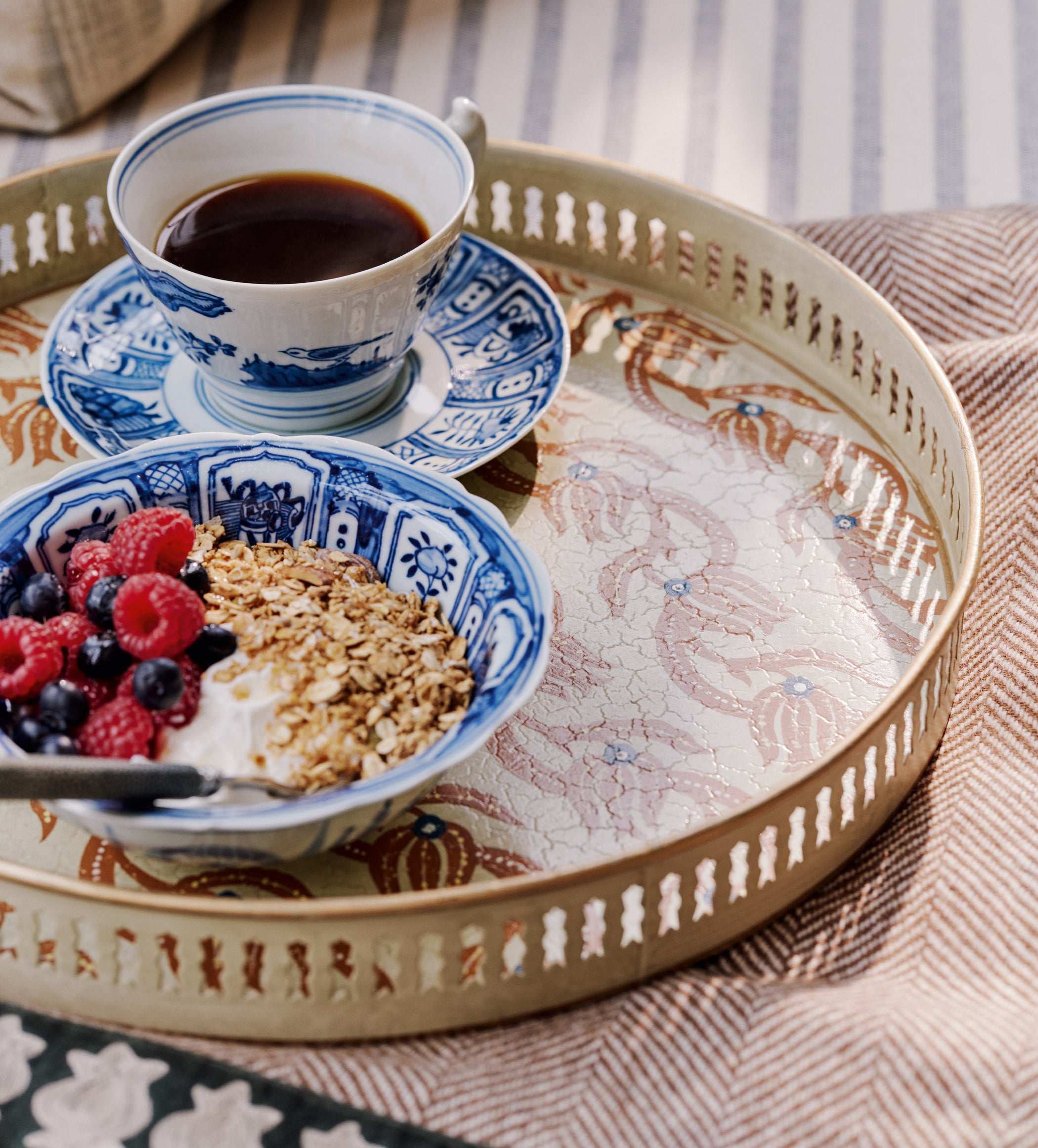 Muhibbi and Maeve Trays - Set of Three - Multi