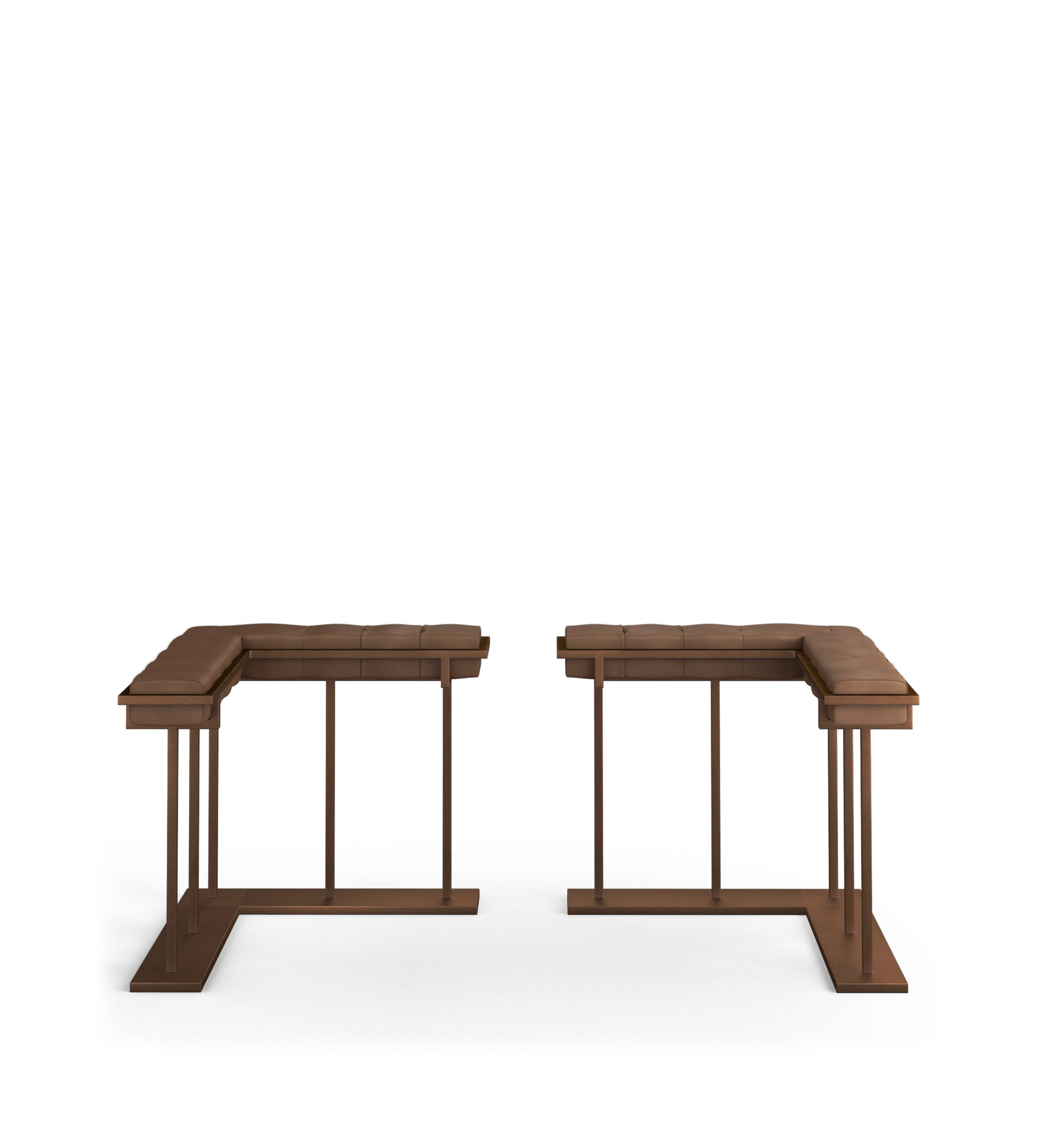 Berenson Leather Fire Fenders Pair - Dark Vellum