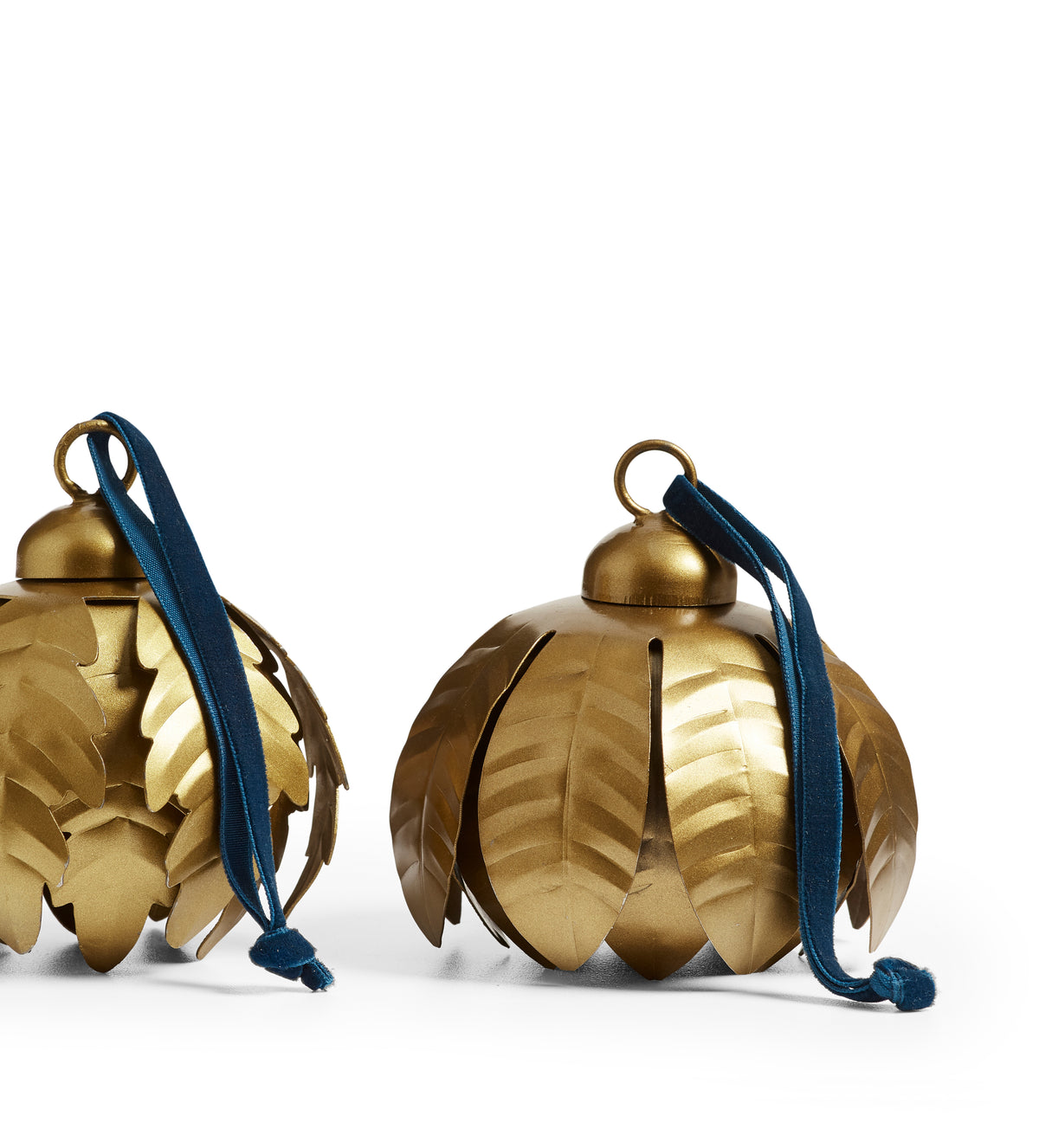 Arbora Baubles Pair - Antique Gold