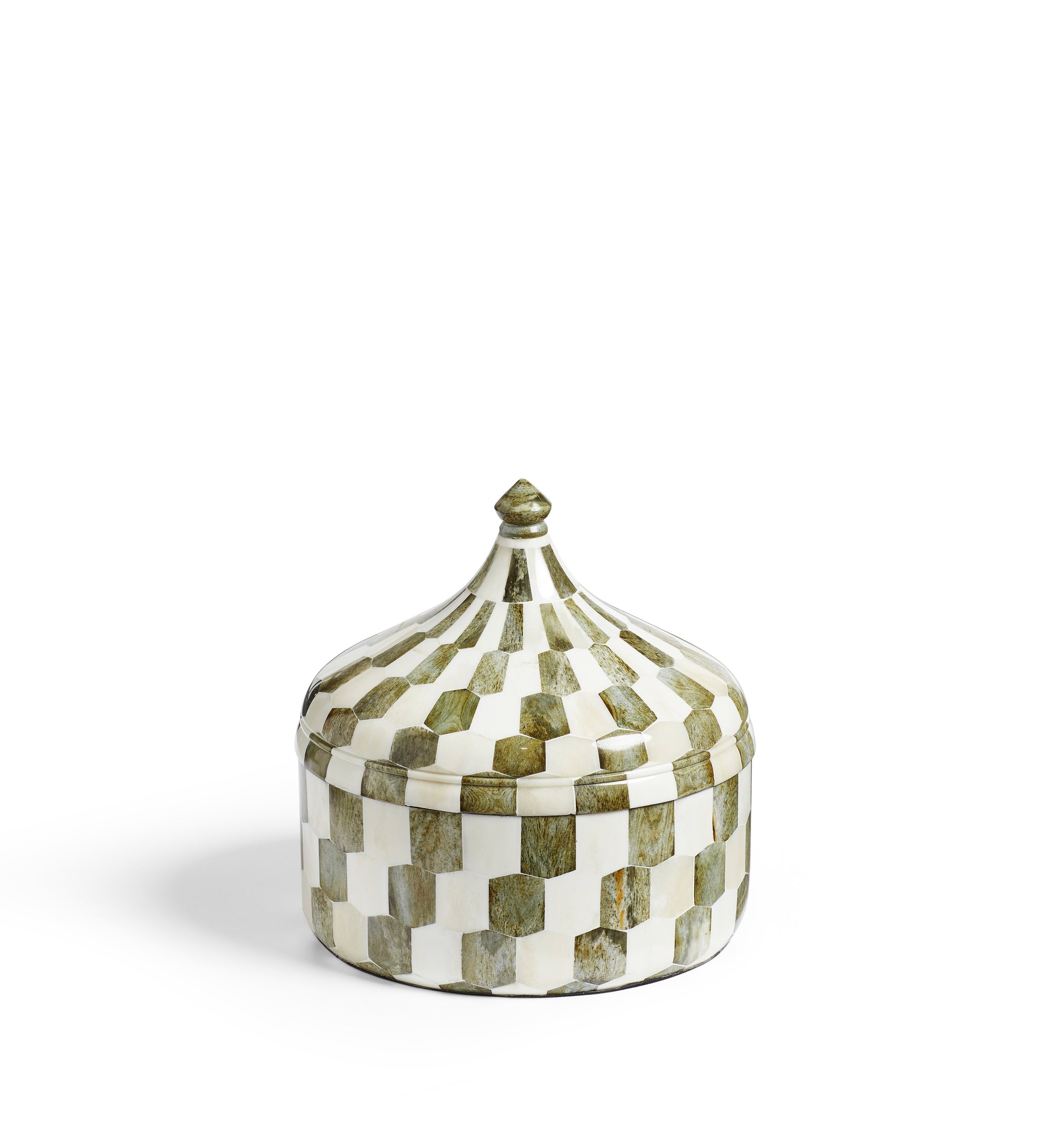 Severini Lidded Pot - Green