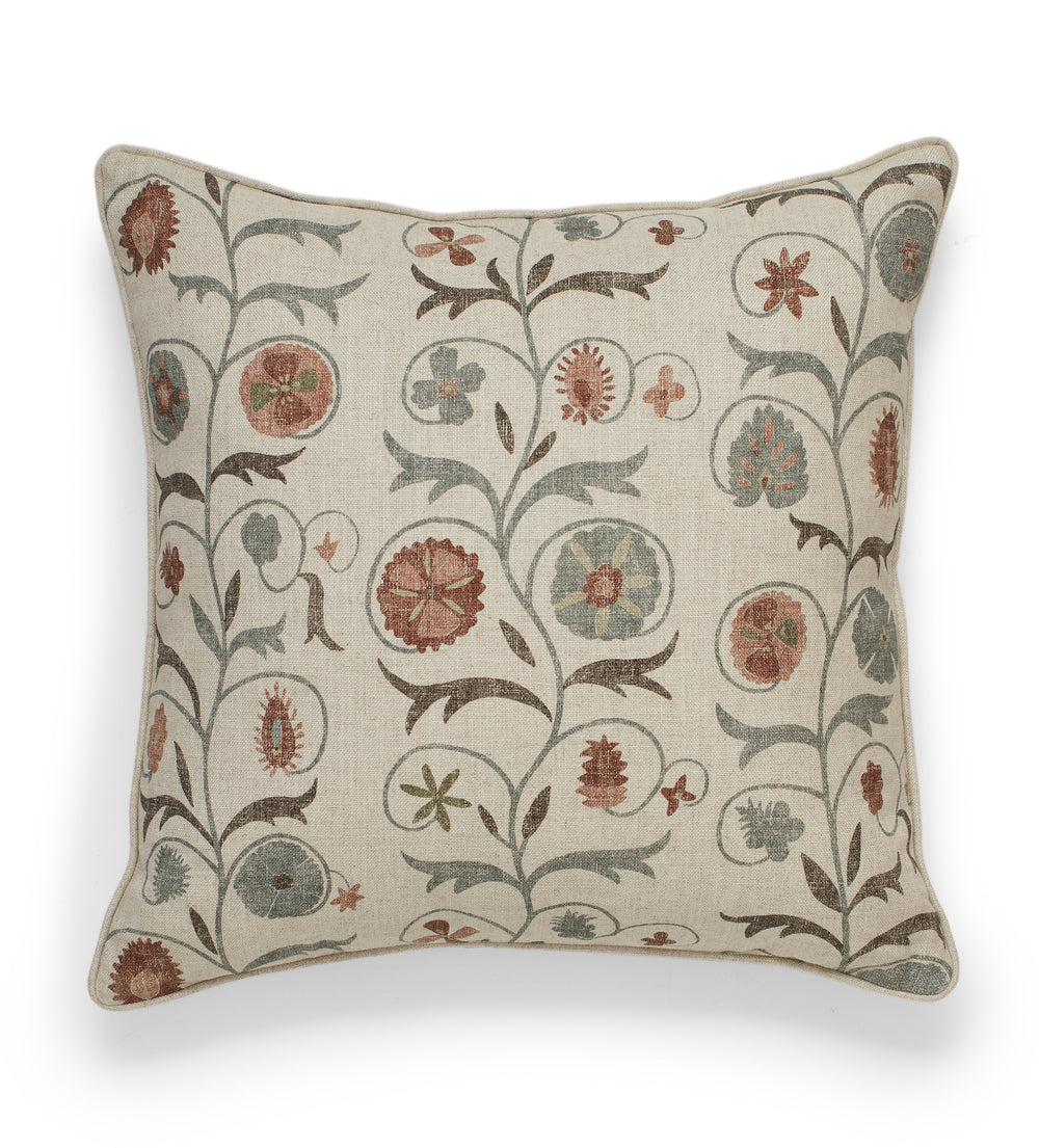 Sheki Cushion Cover - Dark Seafoam