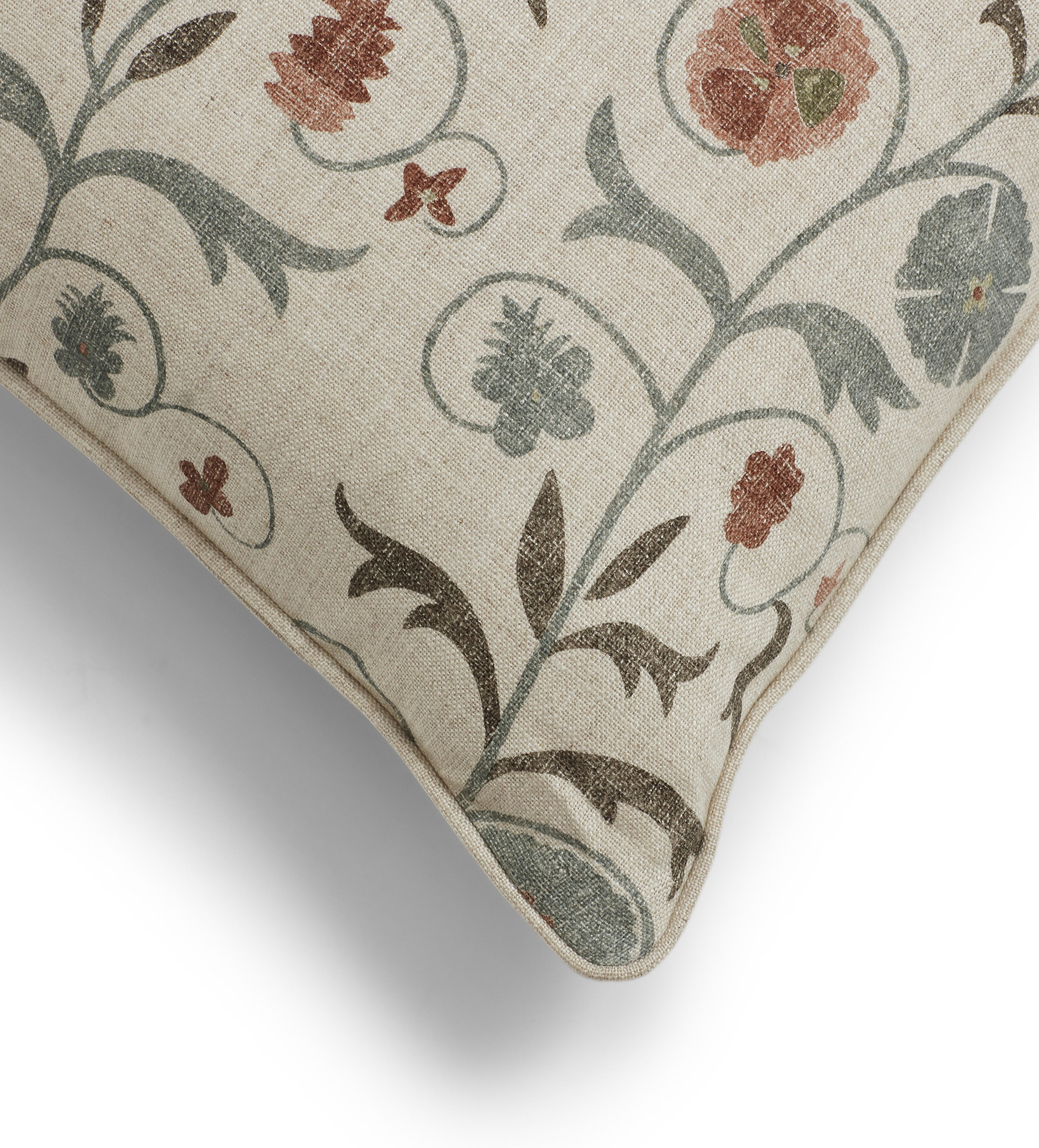 Sheki Cushion Cover - Dark Seafoam