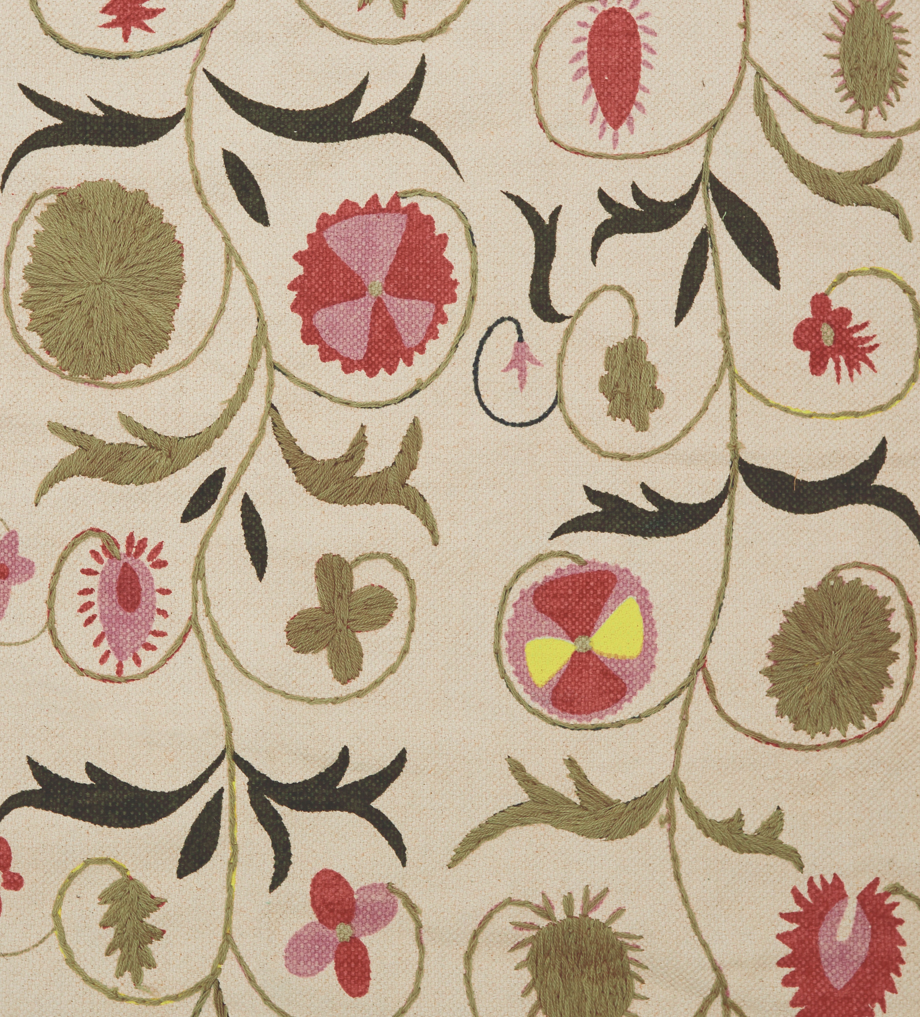 Sheki Rug 310x240cm - Olive Green | OKA
