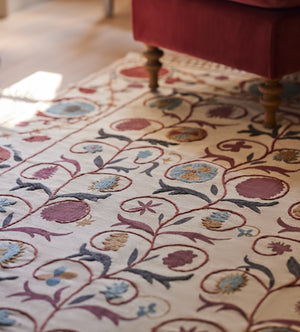 Sheki Rug 244x305cm - Blood Orange | OKA