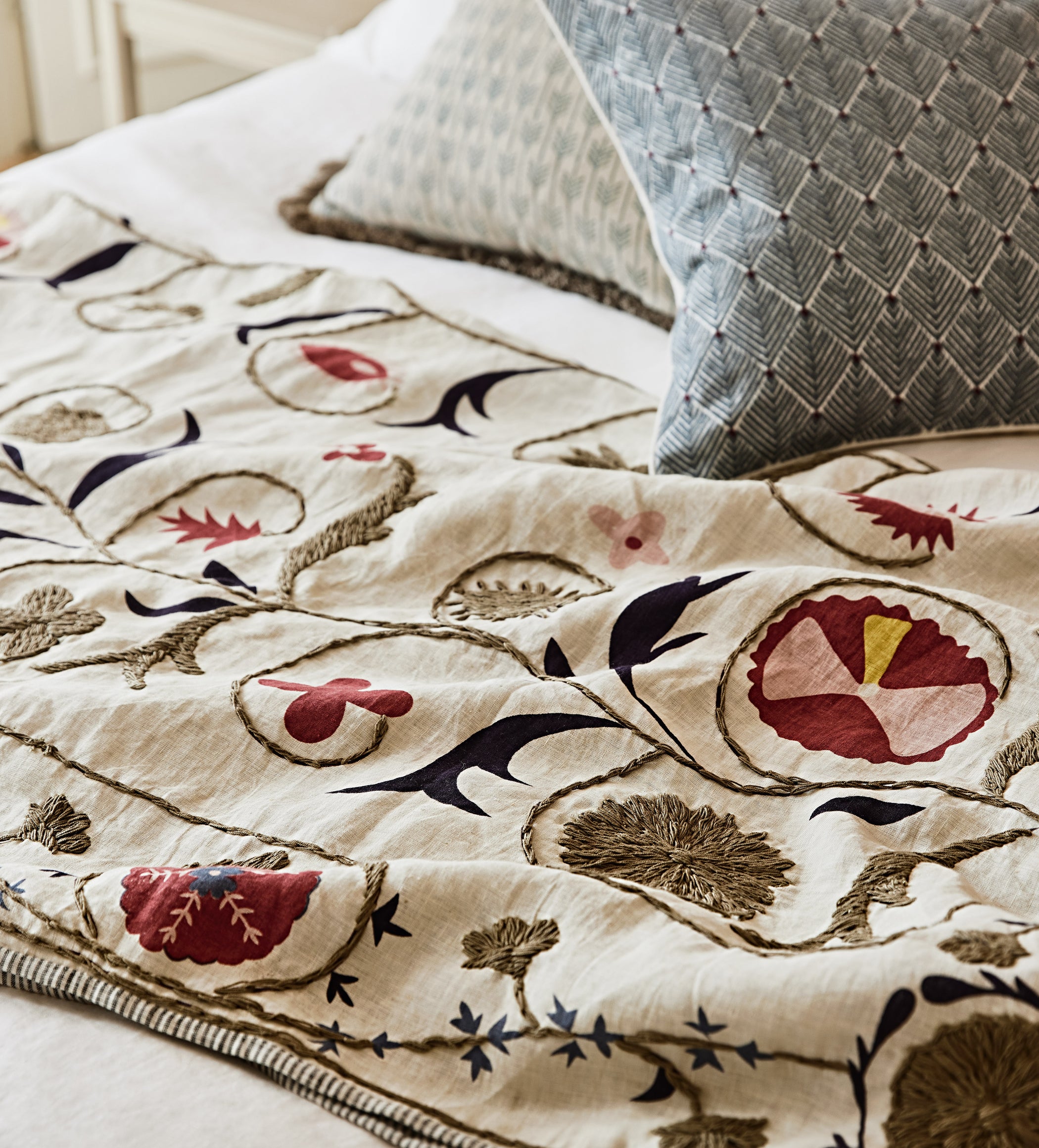 Sheki Throw - Olive