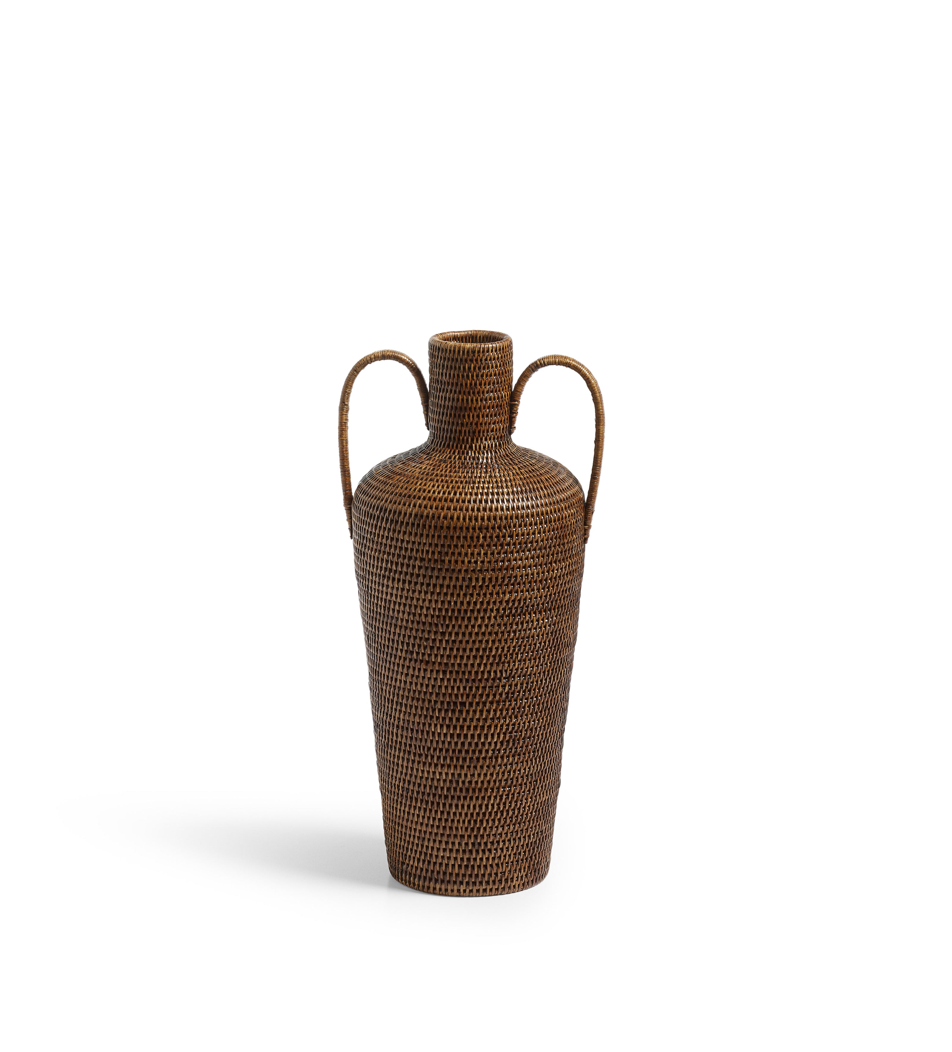 Rousham Short Vase - Antique Brown 