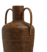 Rousham Short Vase - Antique Brown 