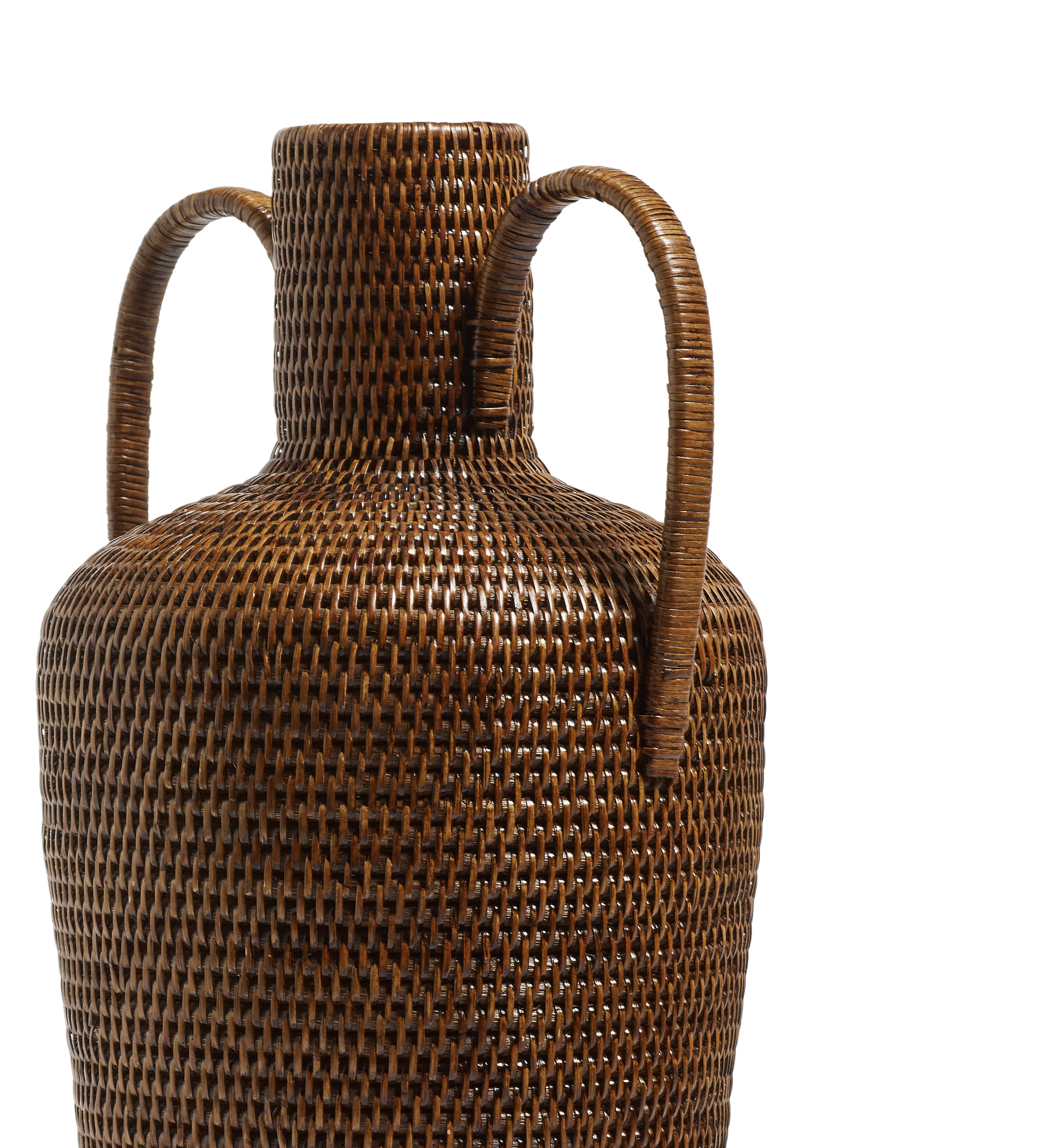 Rousham Short Vase - Antique Brown 