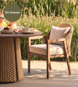 Shorwell Garden Dining Chair - Natural Teak