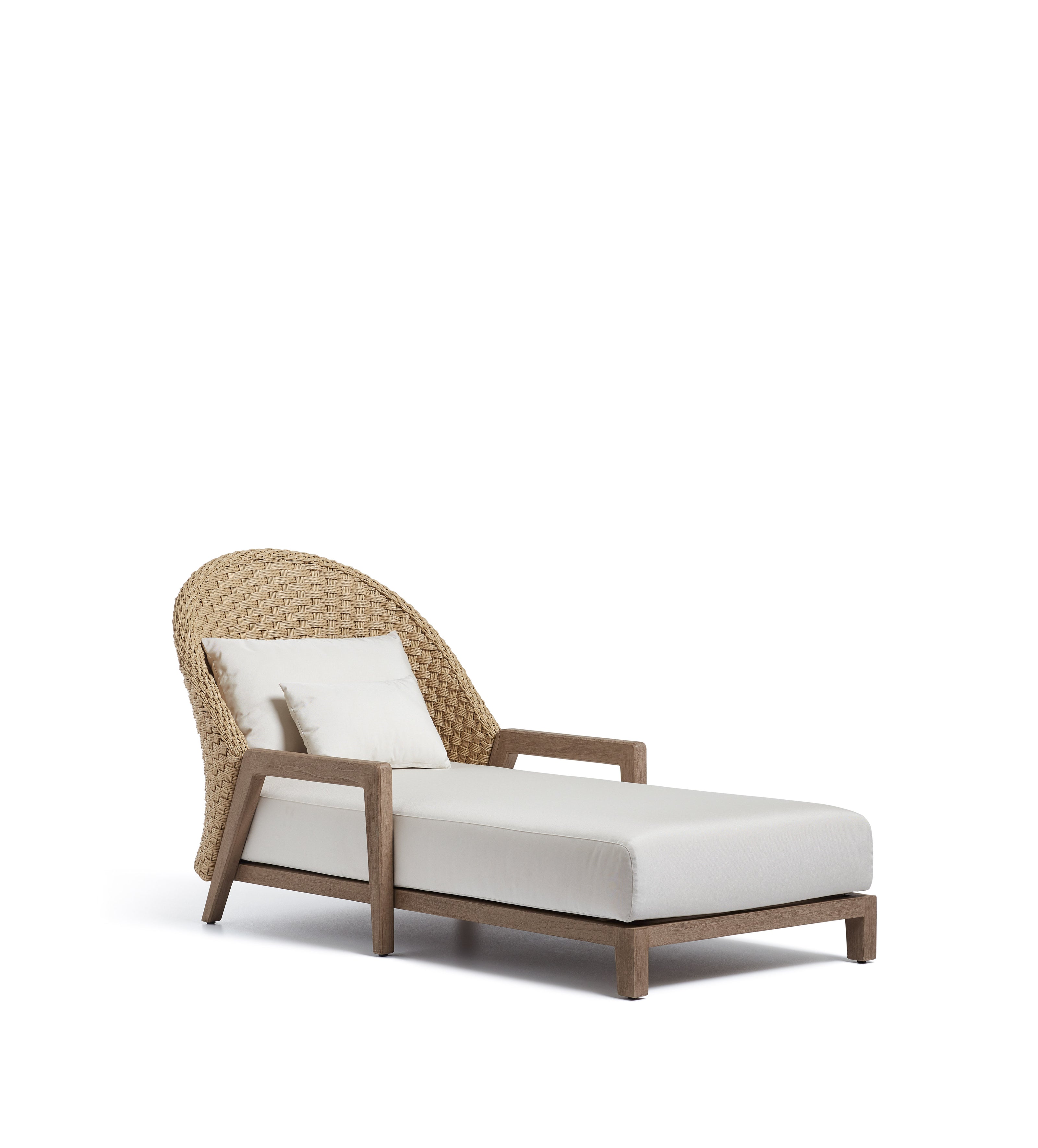 Shorwell Garden Lounger - Natural Teak