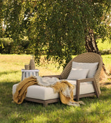 Shorwell Garden Lounger - Natural Teak