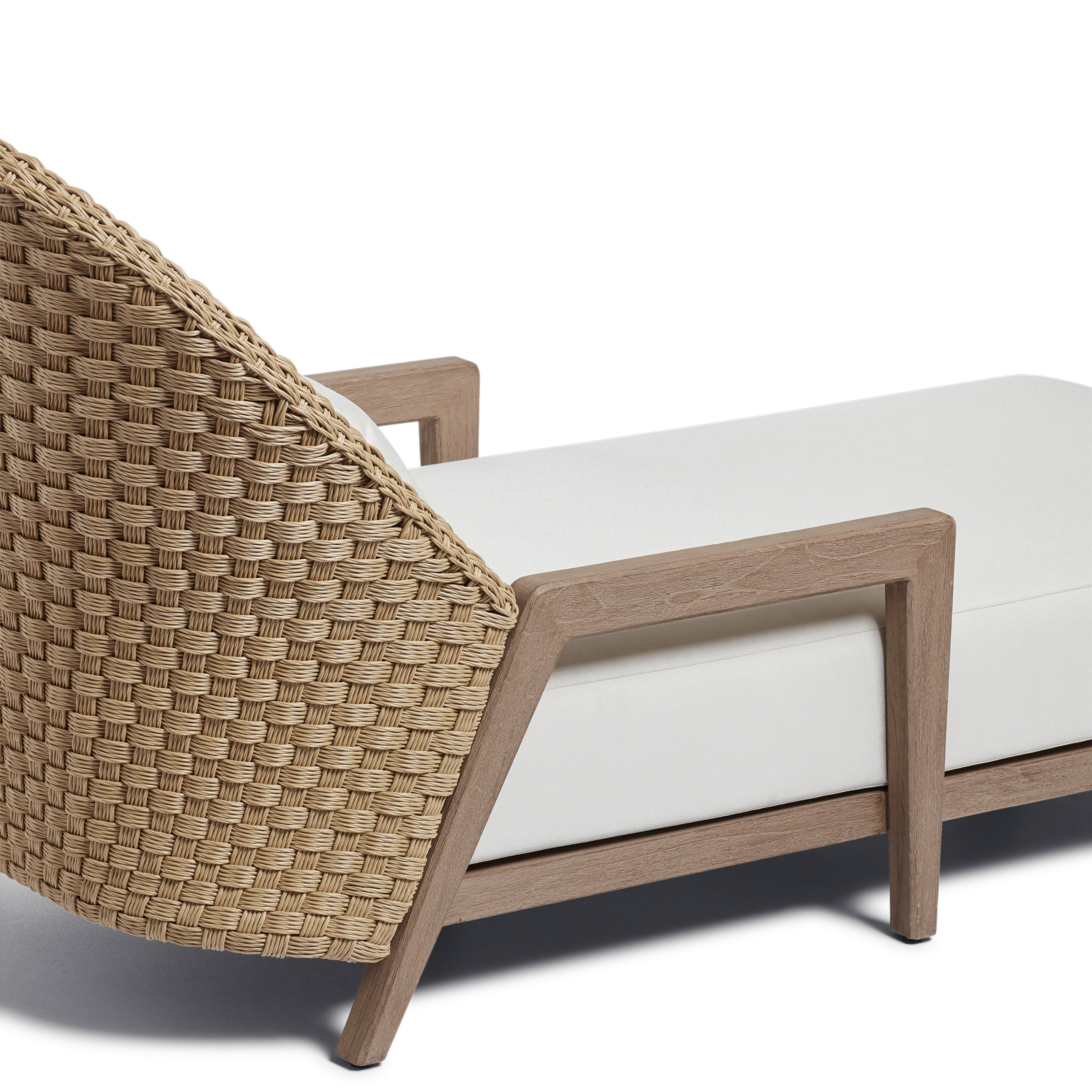 Shorwell Garden Lounger - Natural Teak