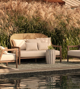 Shorwell Garden Sofa - Natural Teak