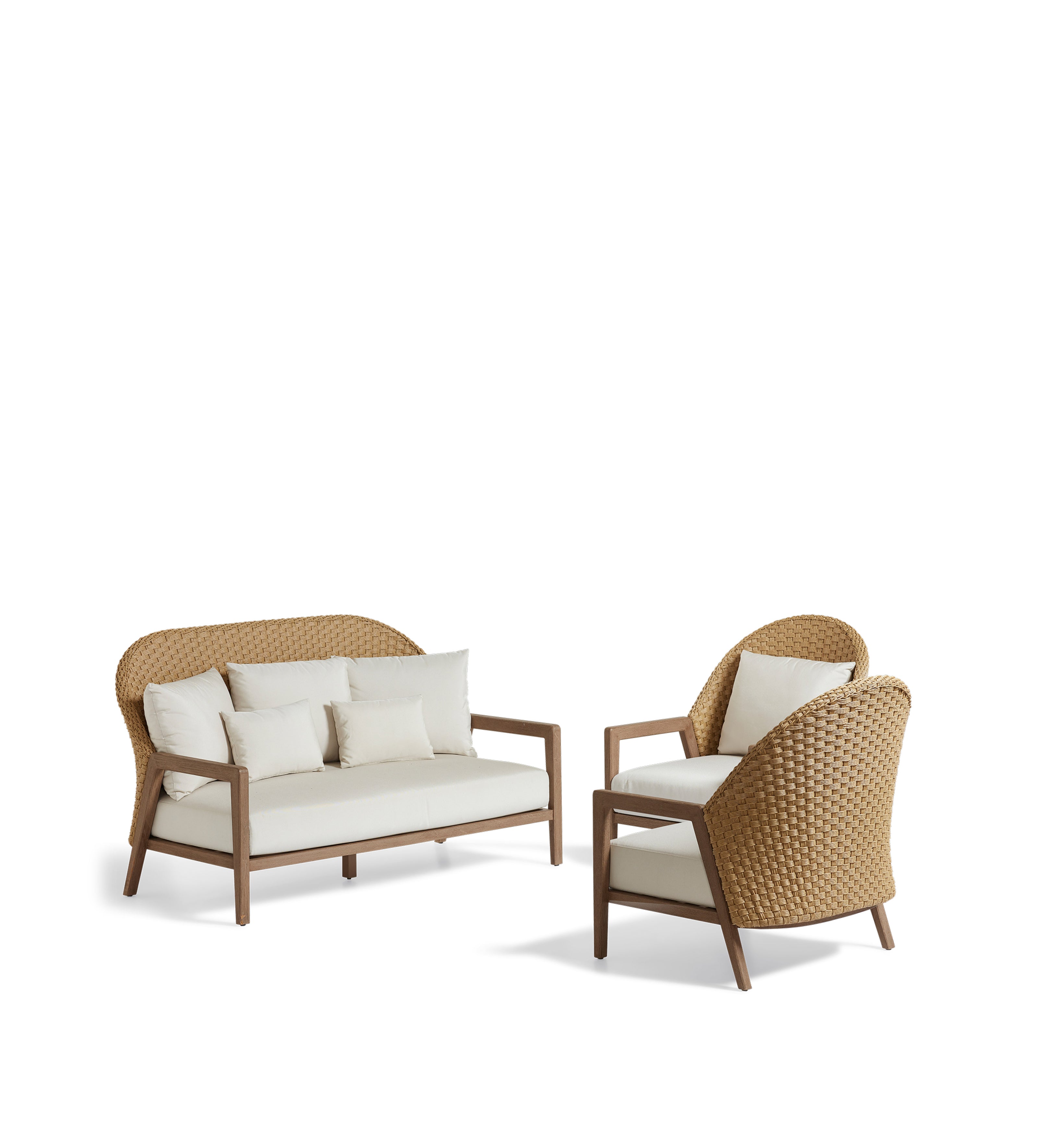 Shorwell Garden Sofa - Natural Teak