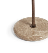Sikao Rattan Arc Floor Lamp - Antique Brown