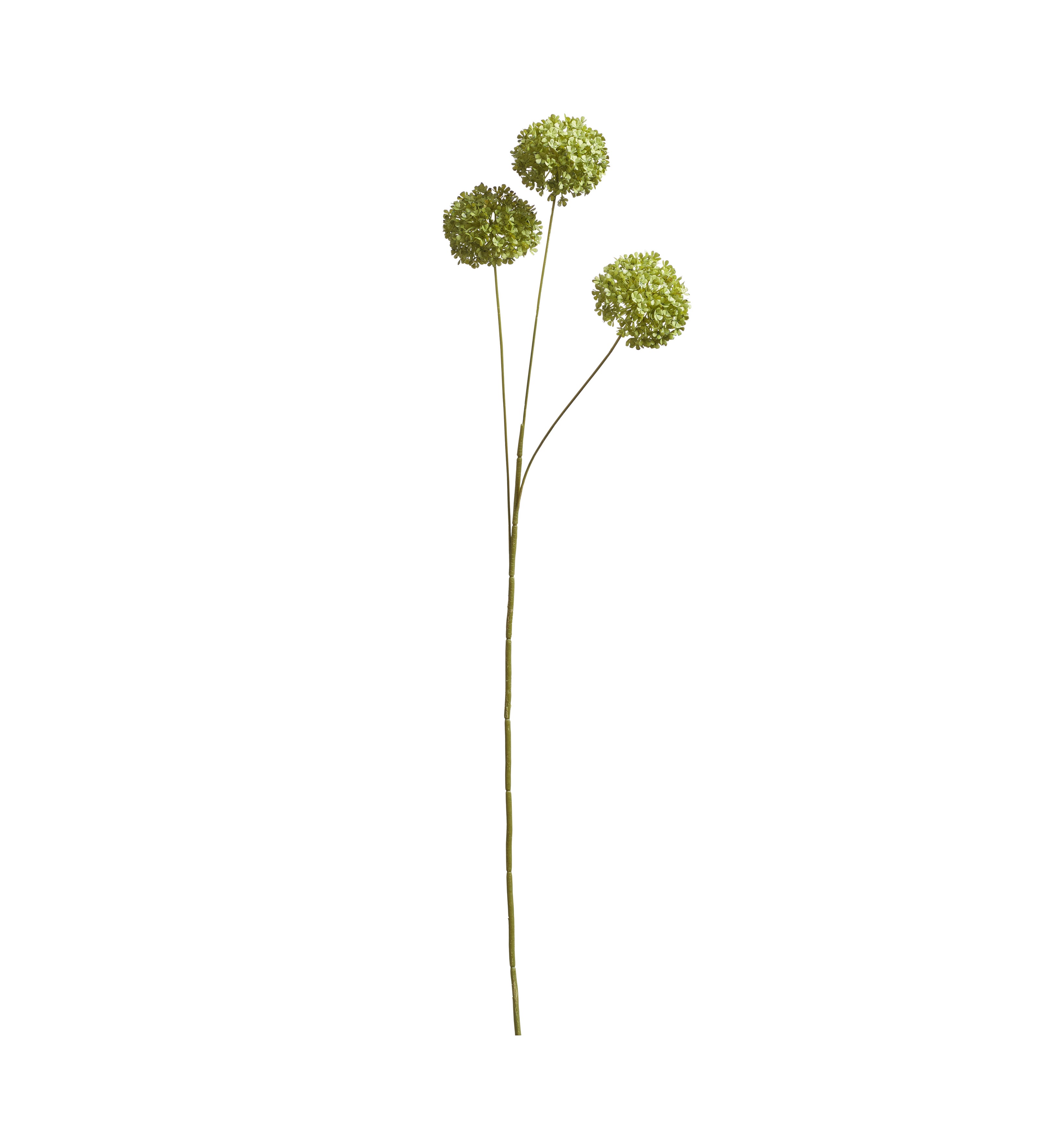 Faux Single Buddleia Stem - Green