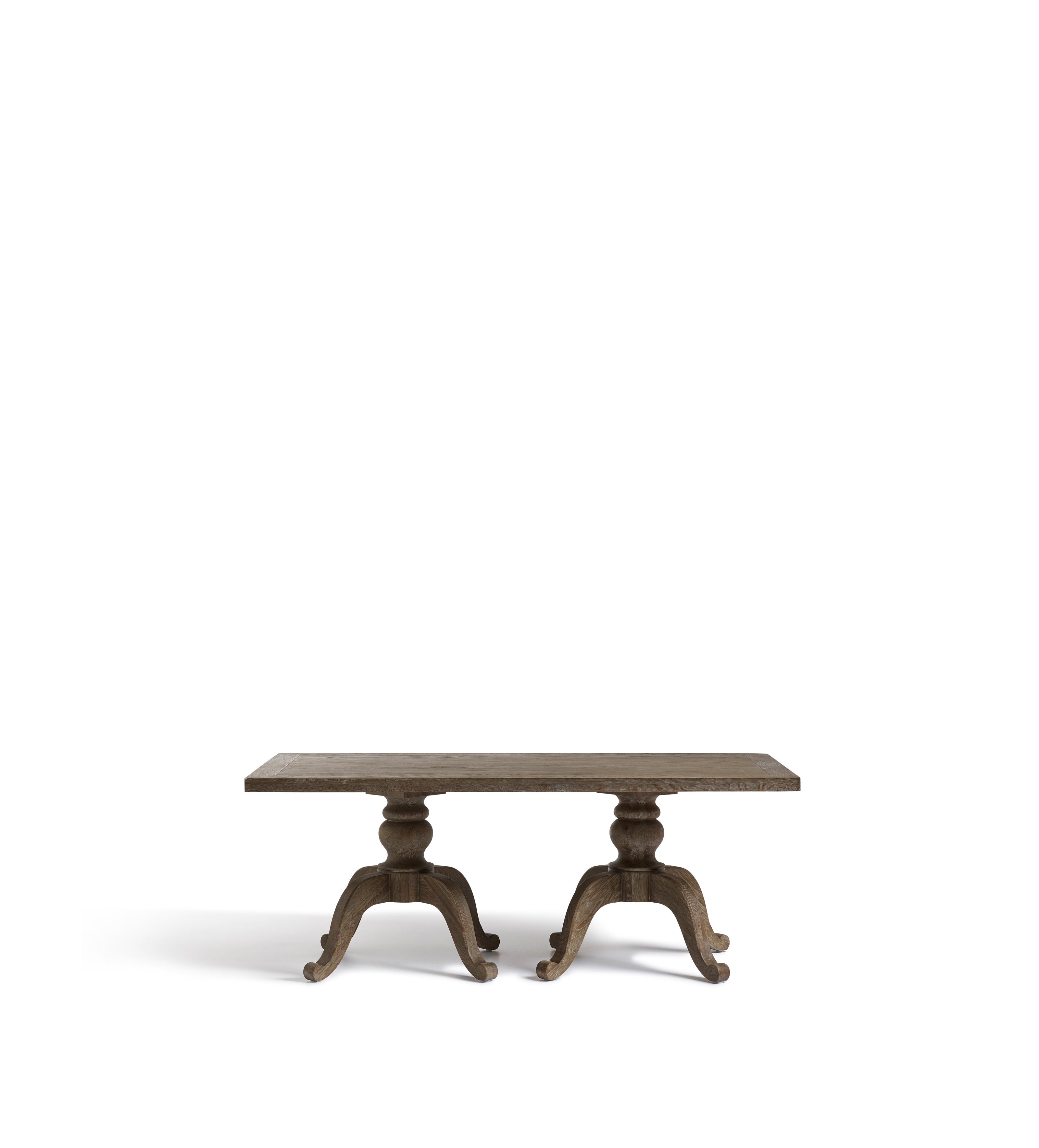 Arthur Rectangular Dining Table - Small - Burnt Oak
