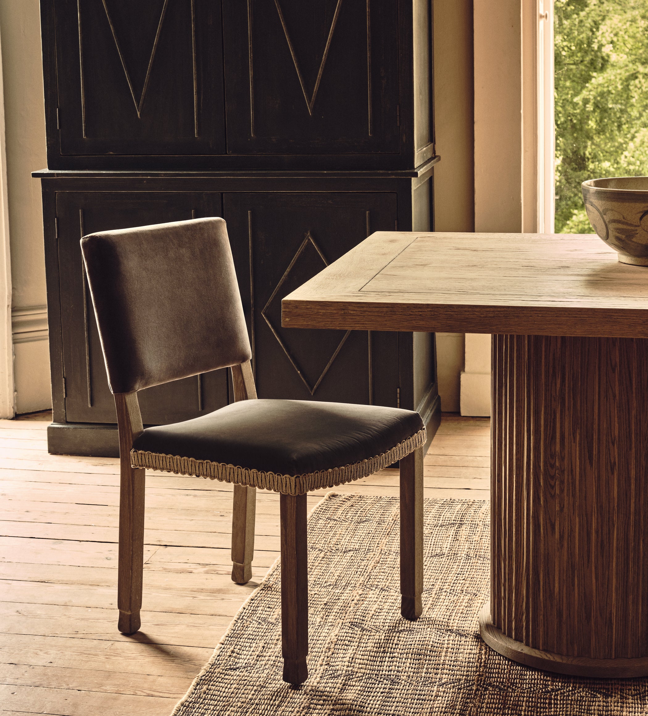 Marcus Rectangular Dining Table - Small - Weathered Oak