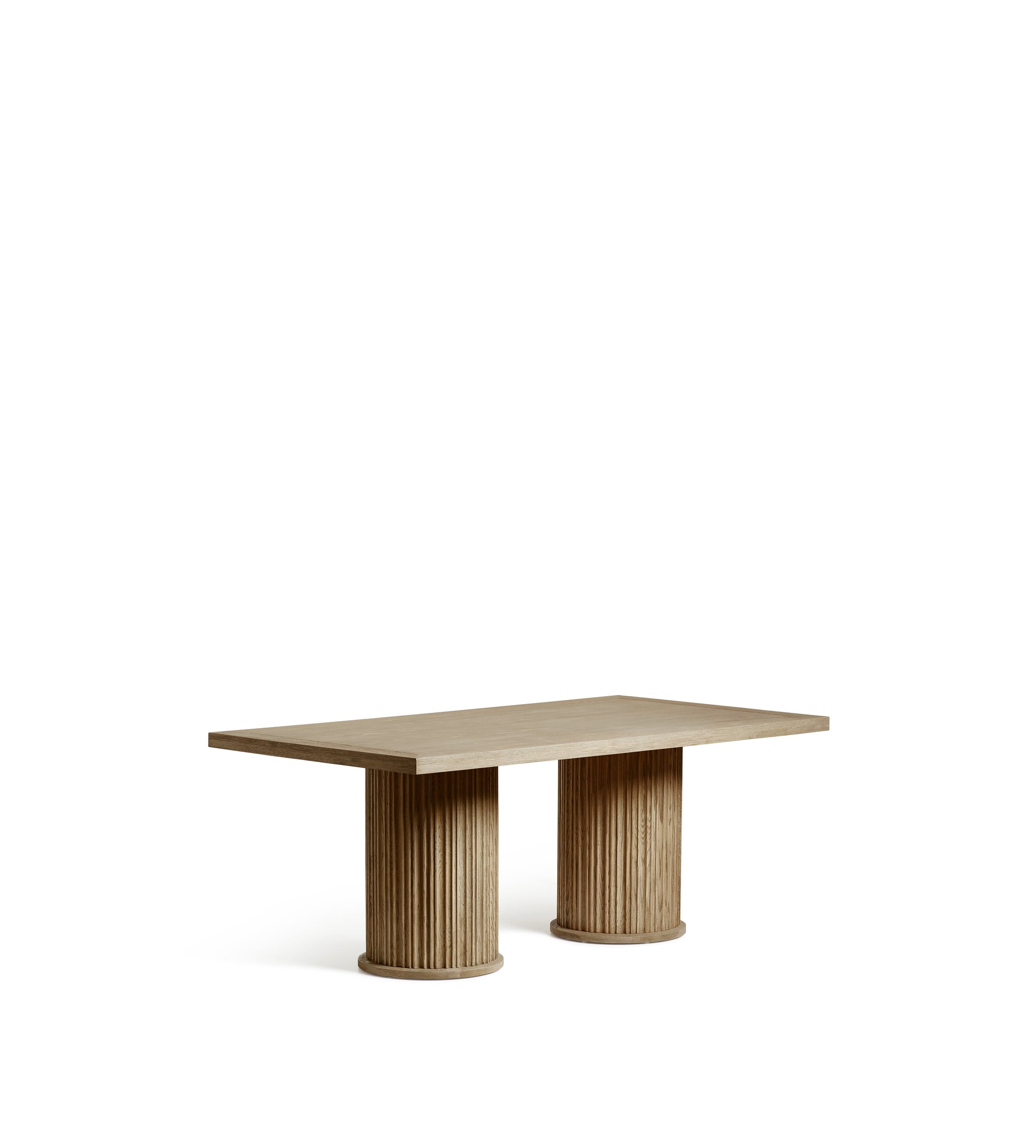 Marcus Rectangular Dining Table - Small - Weathered Oak