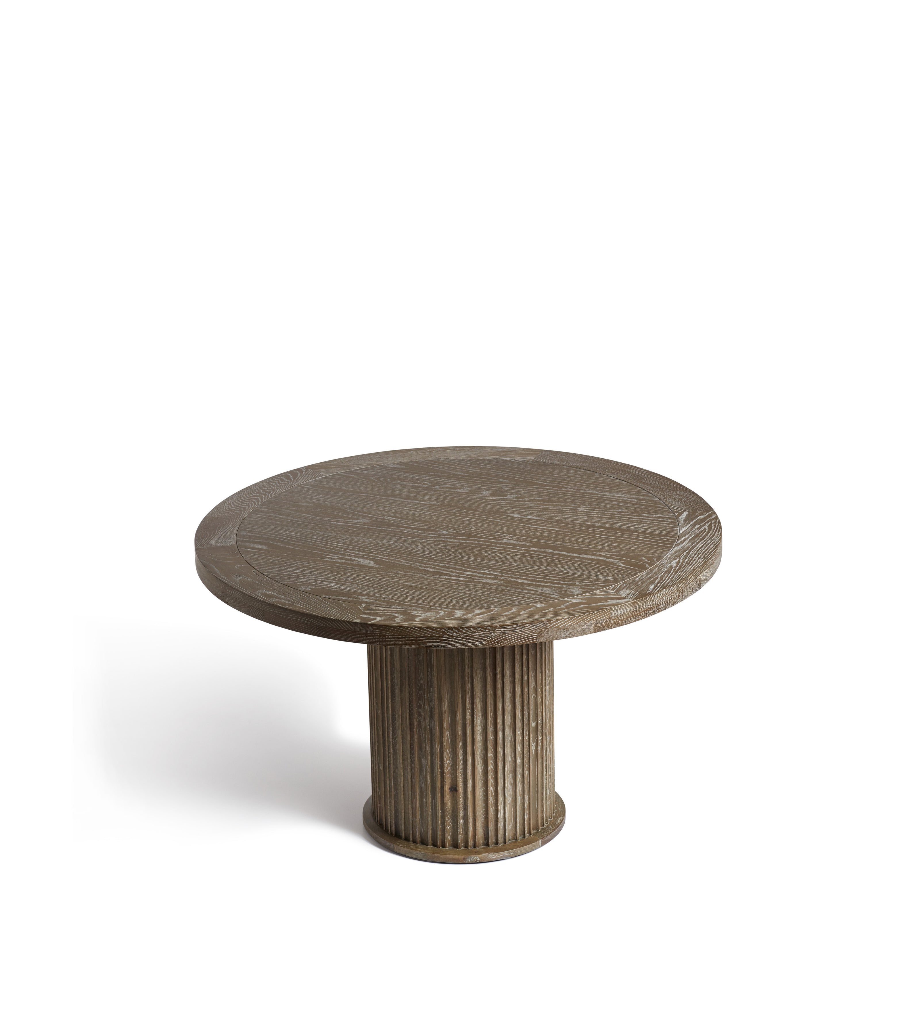 Marcus Round Dining Table - Small - Burnt Oak
