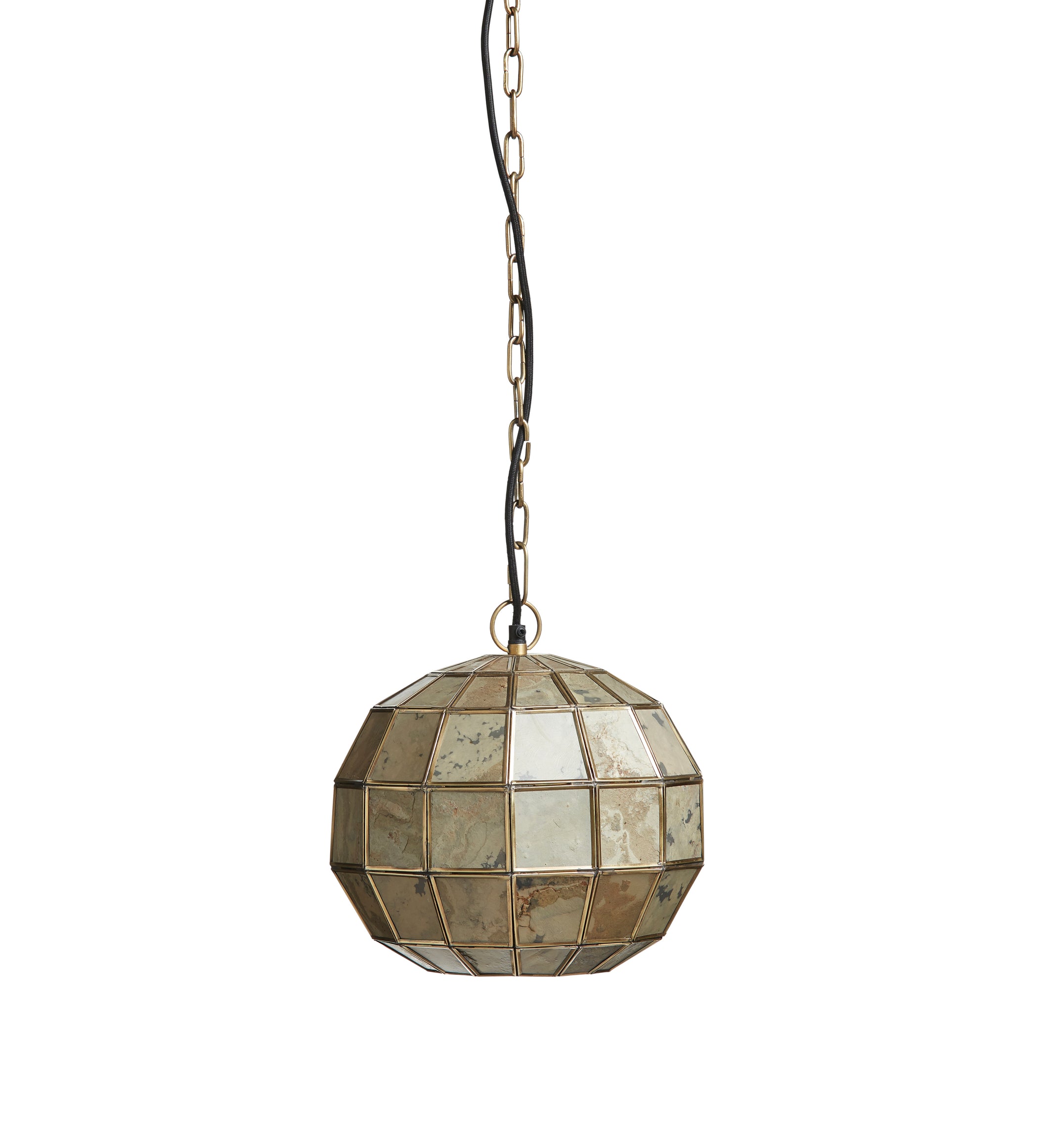 Torsten Stone Globe Pendant Lamp - Natural - Small