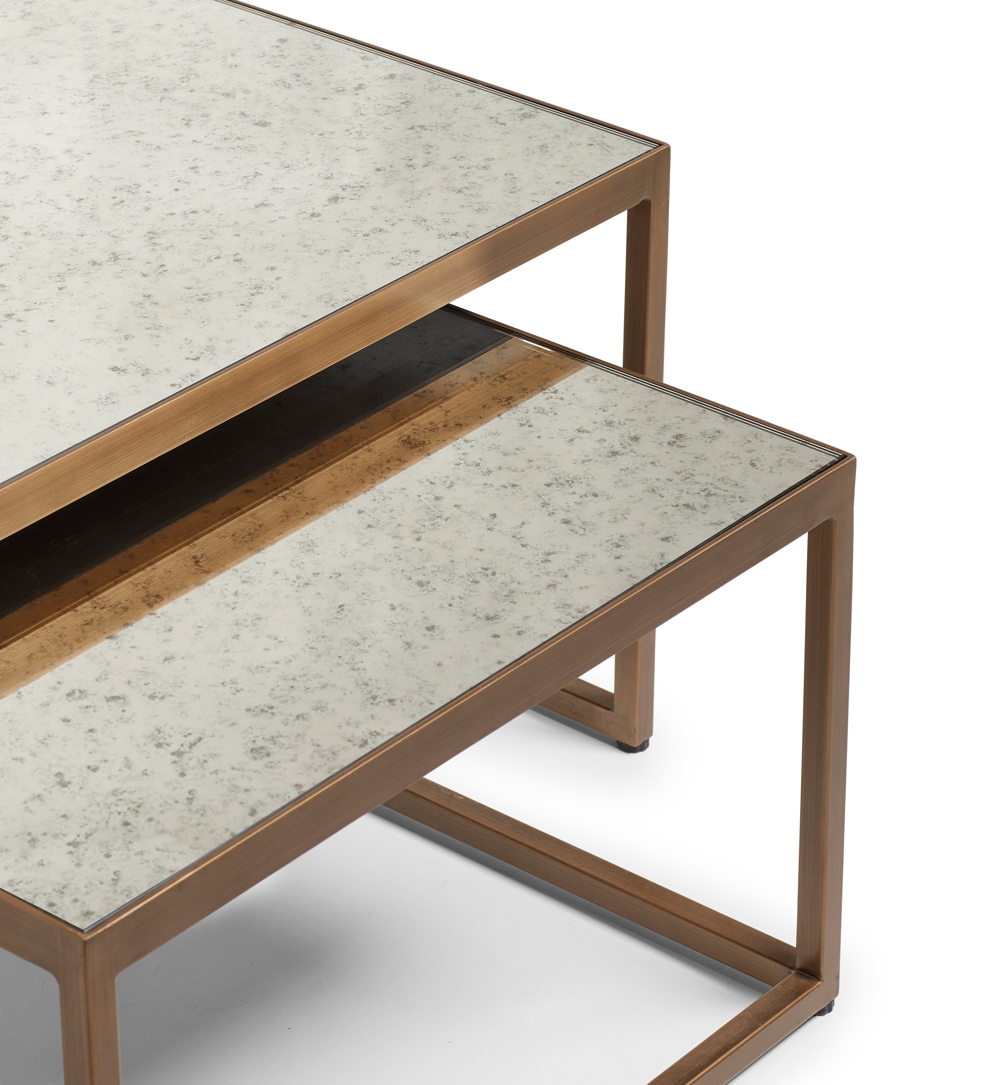 Solasta Nesting Coffee Table - Antique Bronze