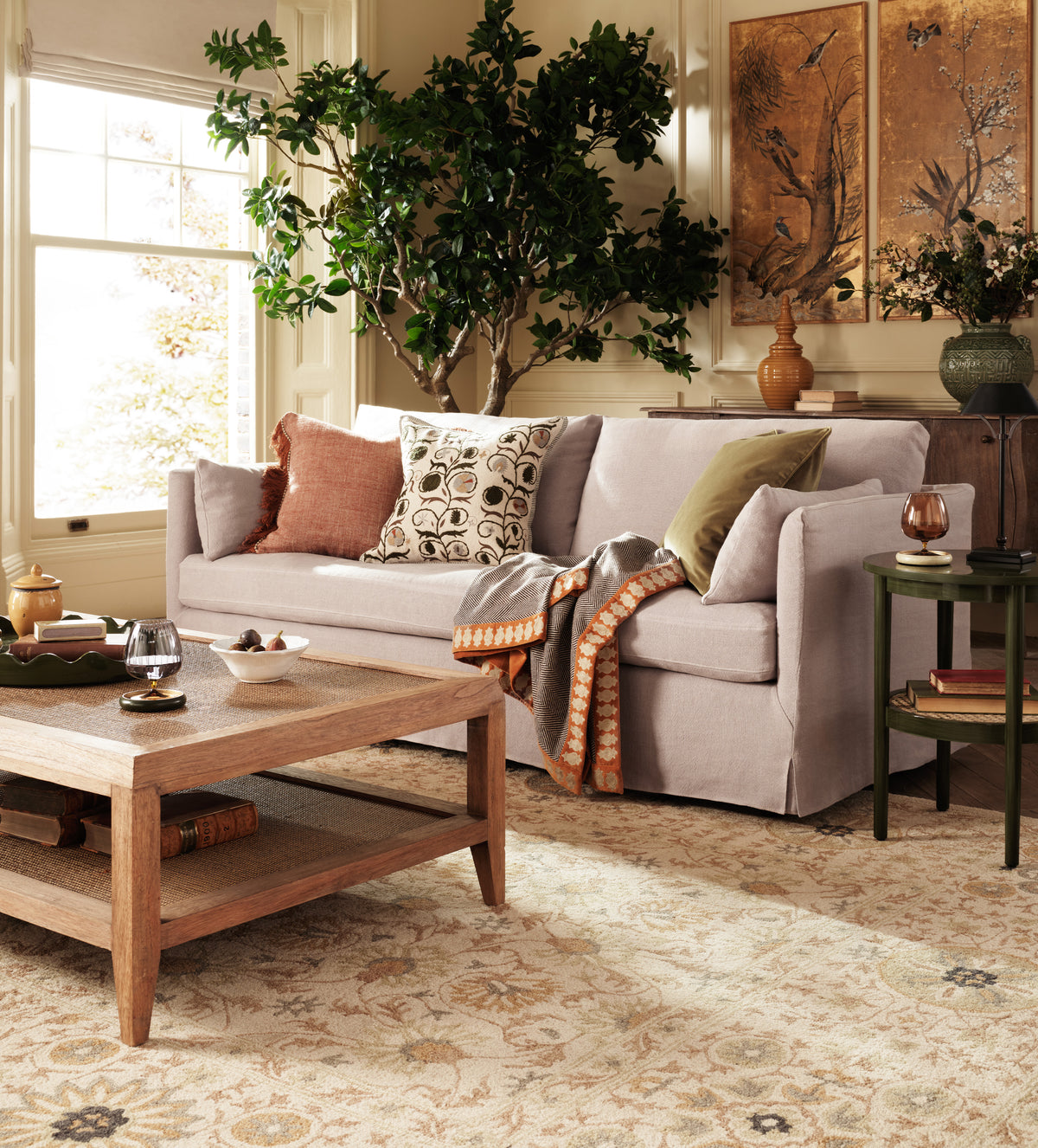 Solatium Linen 3 Seater Sofa - Silver Grey
