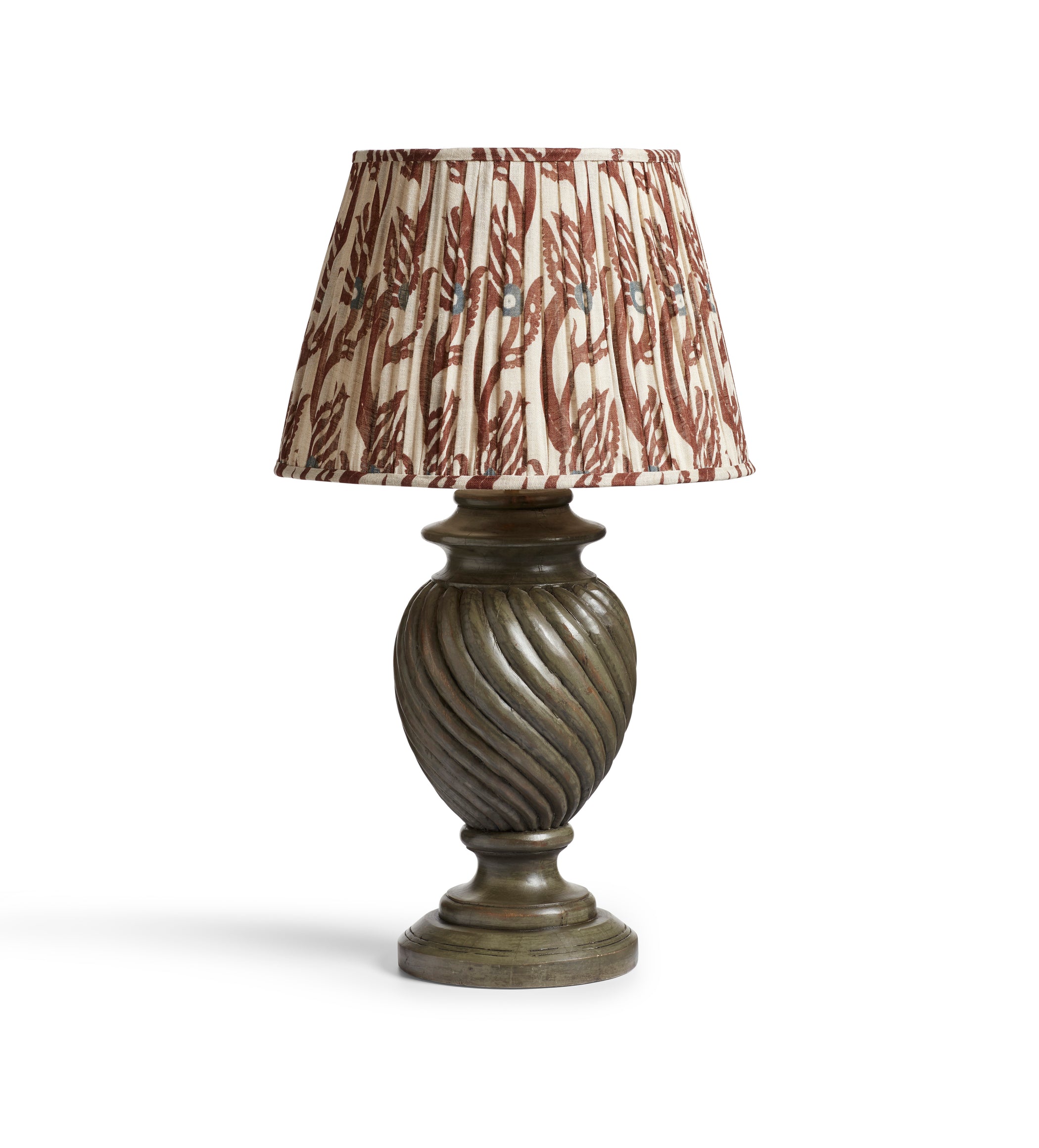 Solomon Table Lamp Base - Davis Green