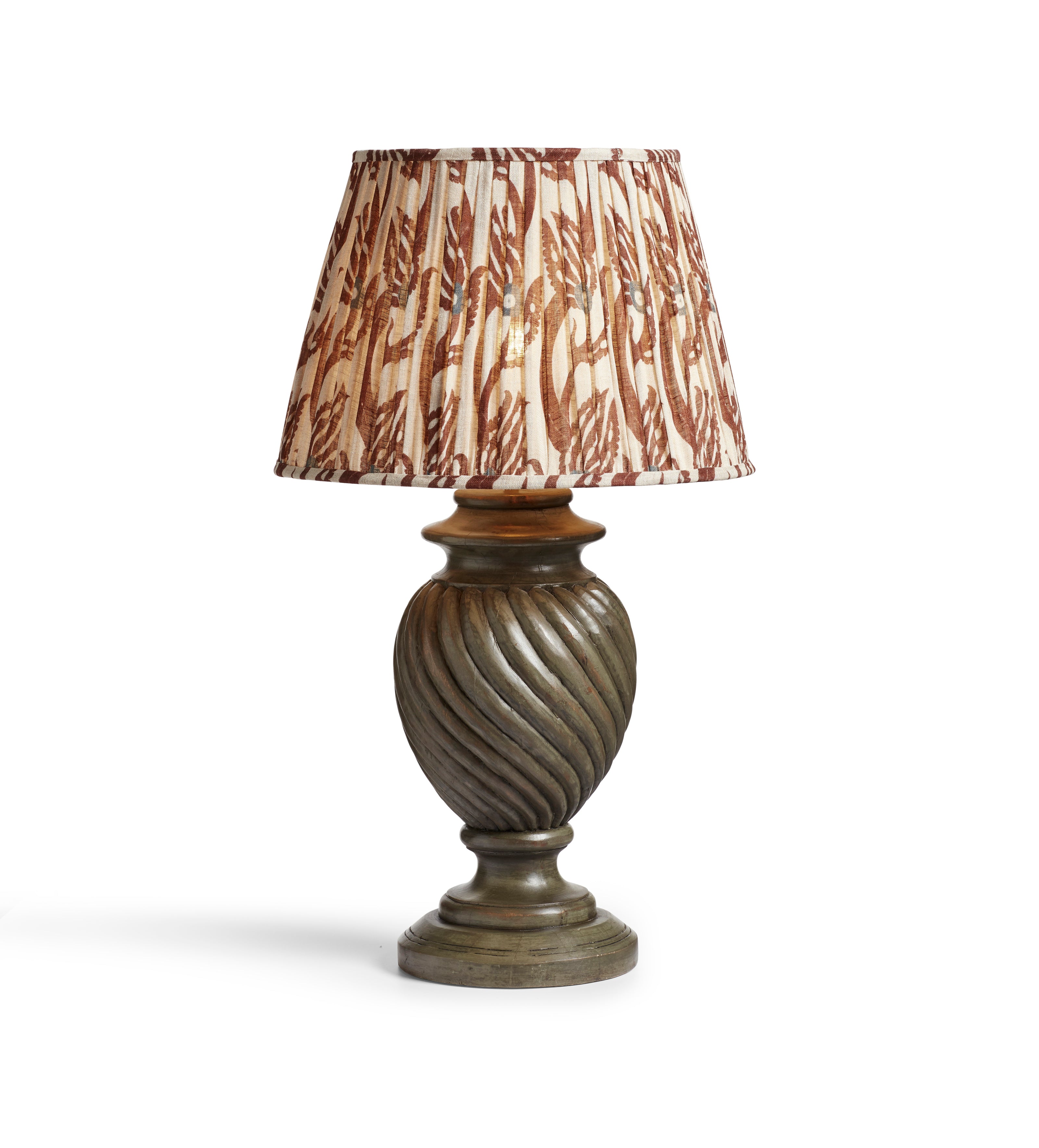 Solomon Table Lamp Base - Davis Green