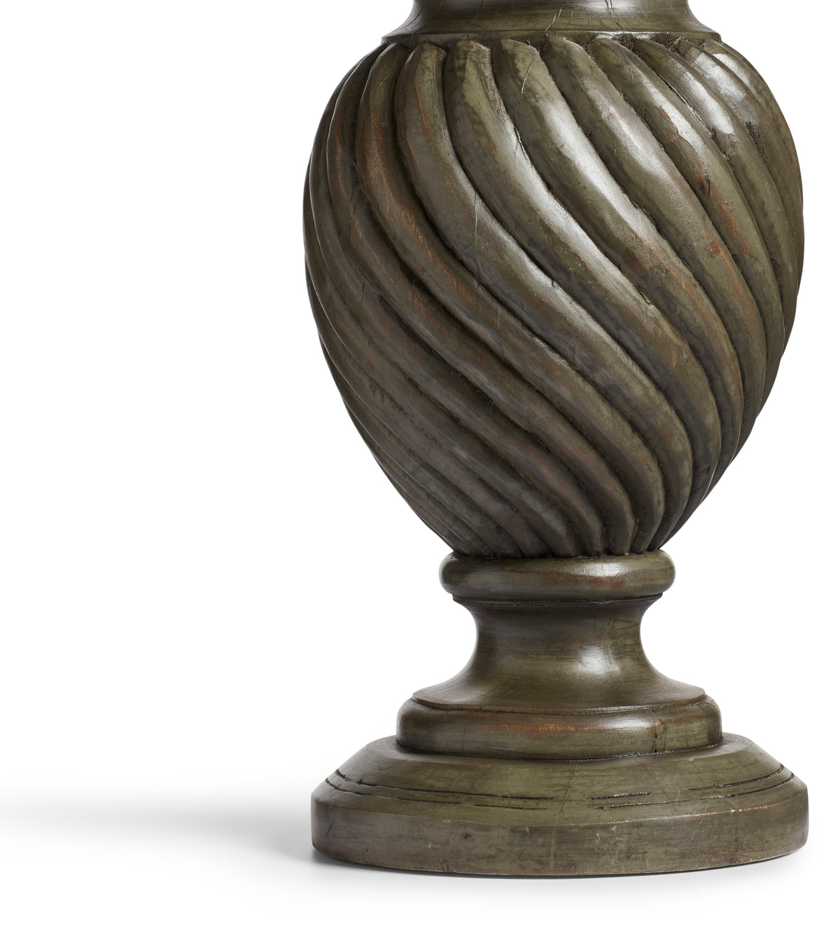 Solomon Table Lamp Base - Davis Green