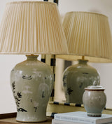 Songnen Crane Table Lamp Base - Celadon